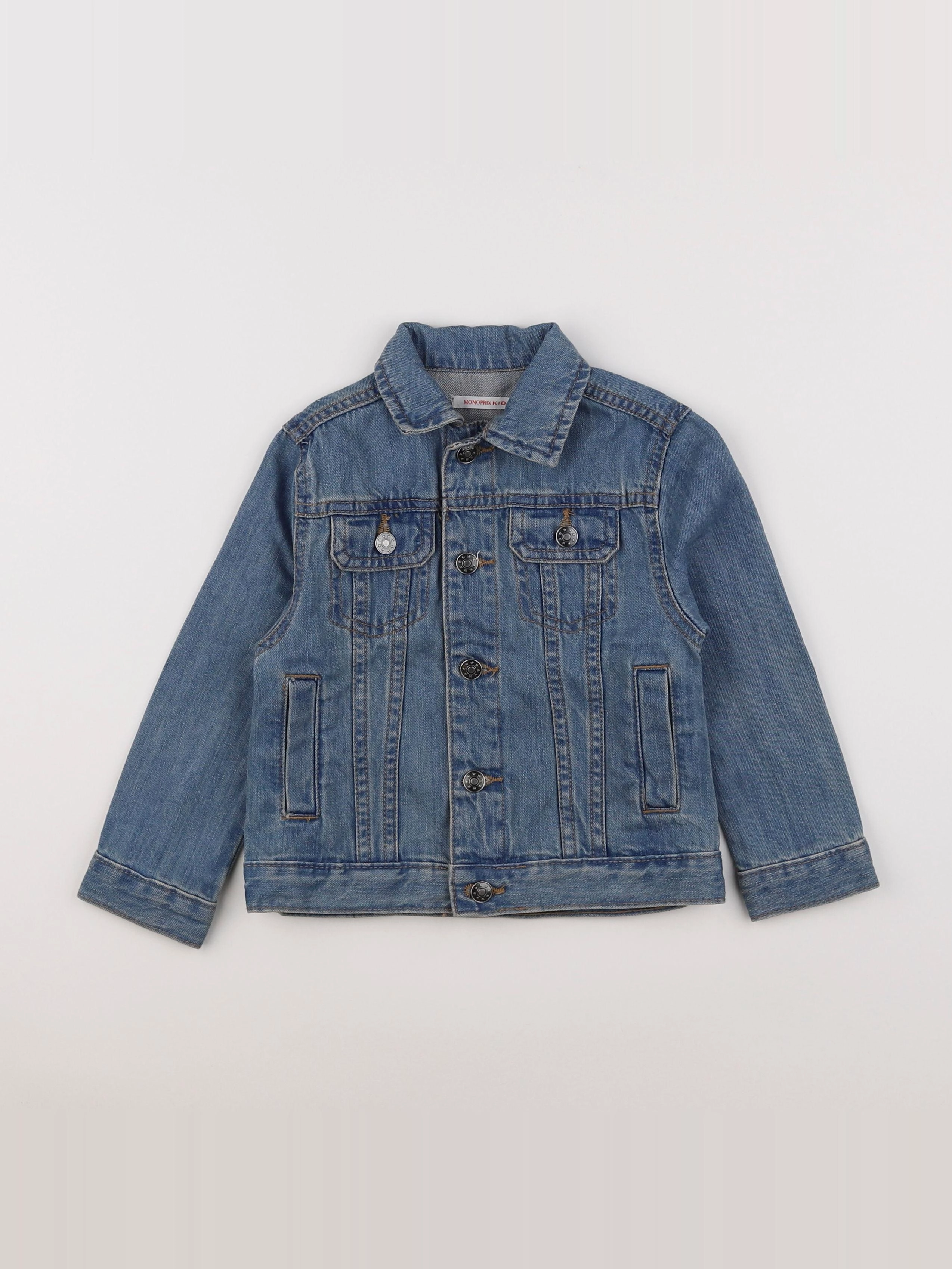 Monoprix - veste bleu - 3 ans