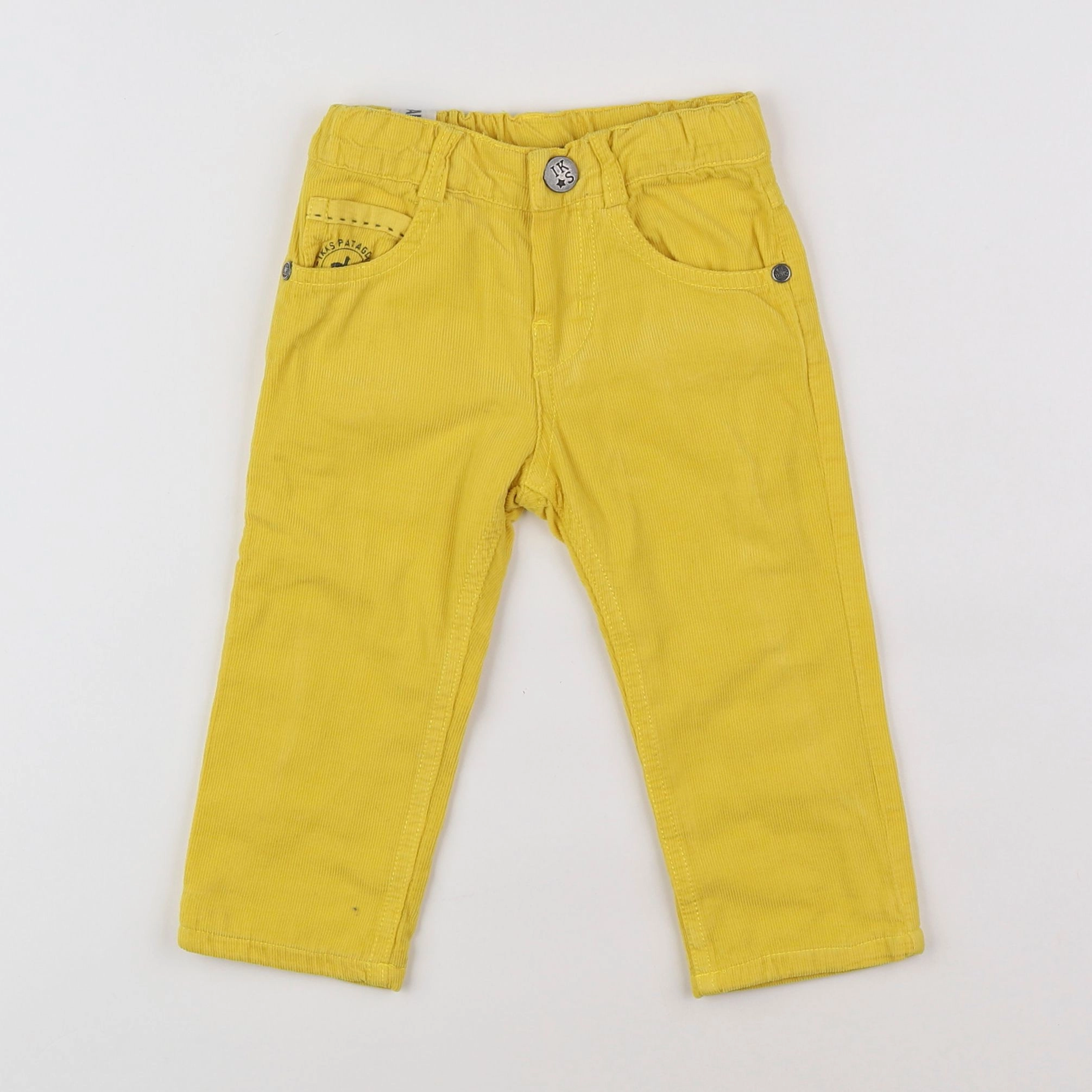 IKKS - pantalon jaune - 12 mois