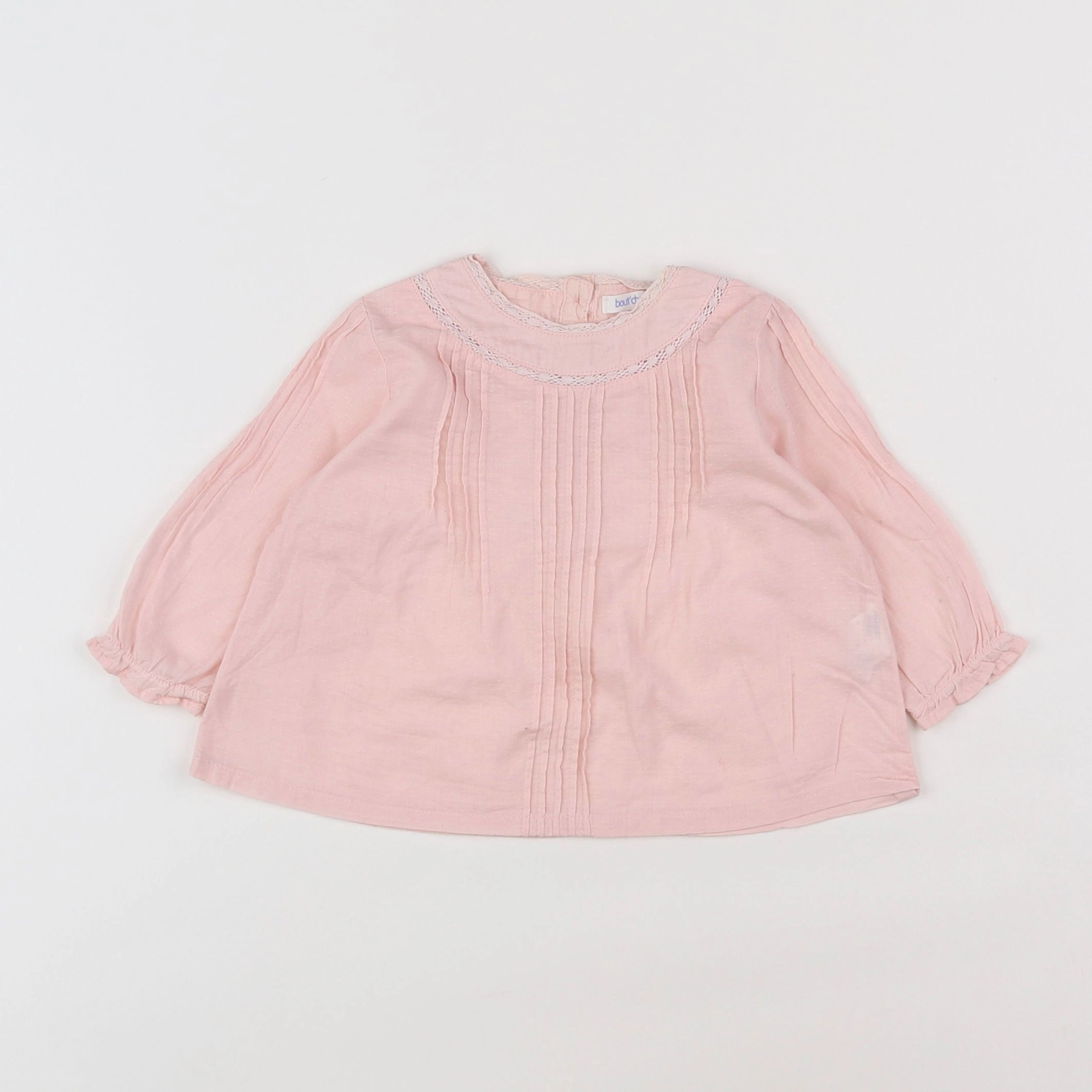 Boutchou - blouse rose - 6 mois