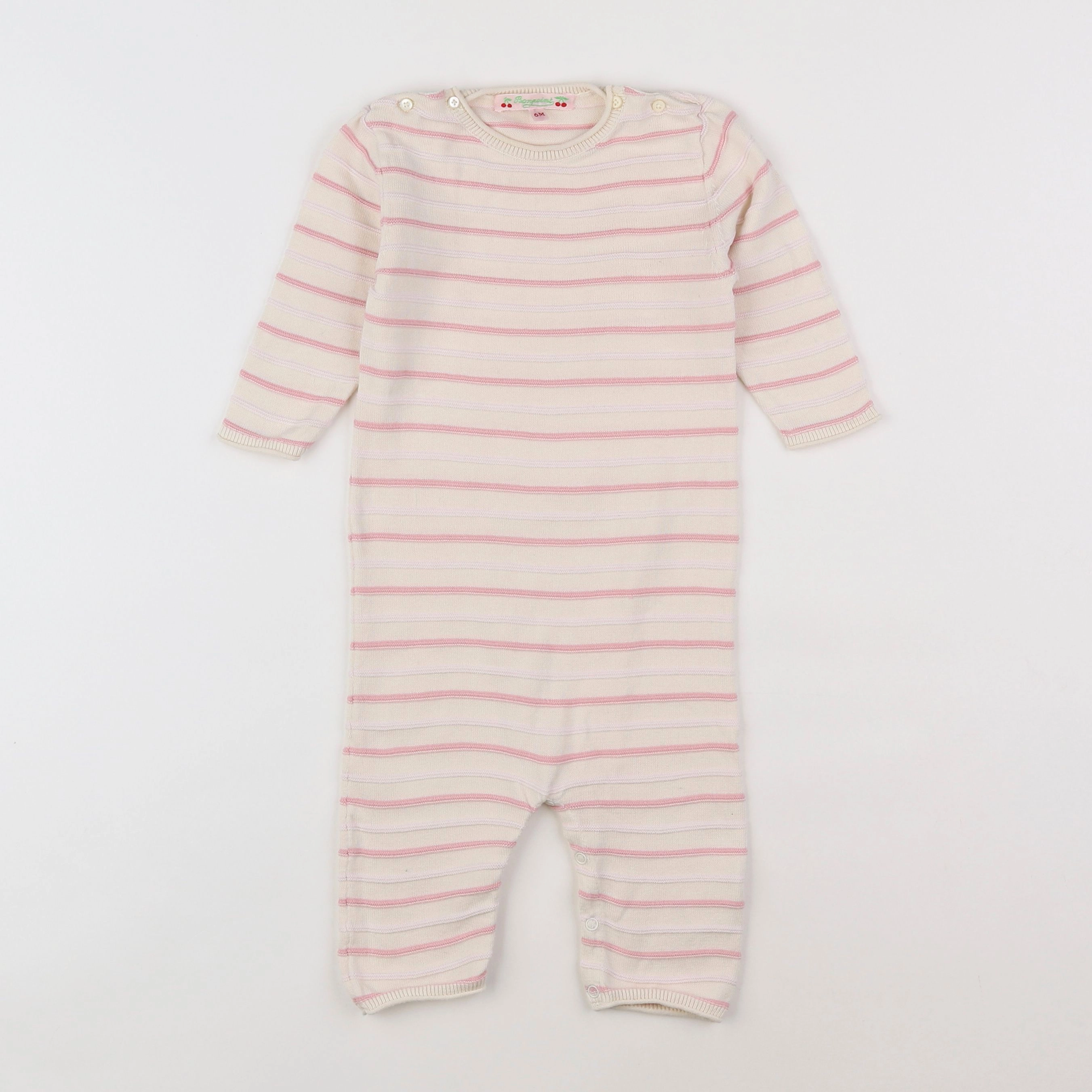 Bonpoint - pyjama coton rose - 6 mois