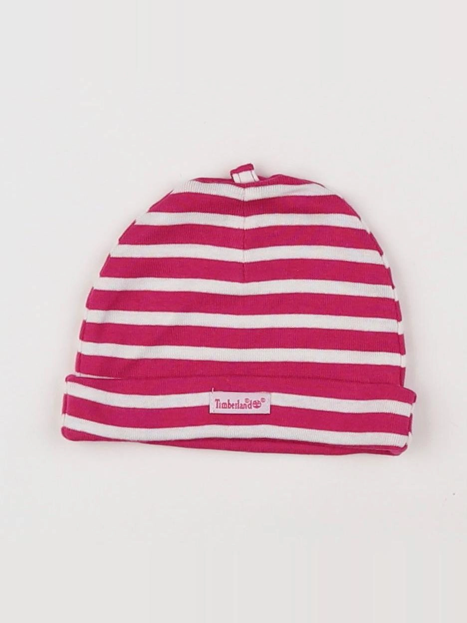 Timberland - bonnet blanc, rose - 6 mois