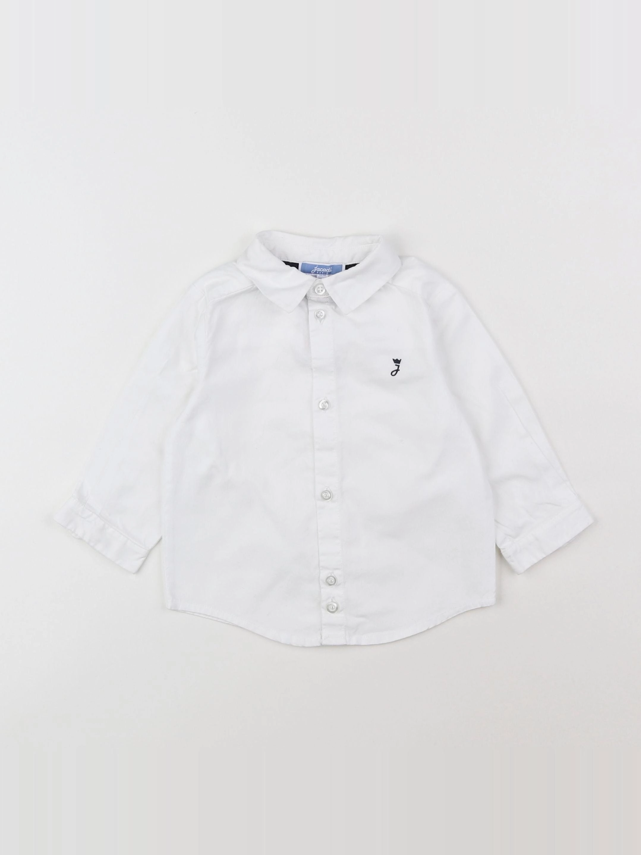 Jacadi - chemise blanc - 12 mois