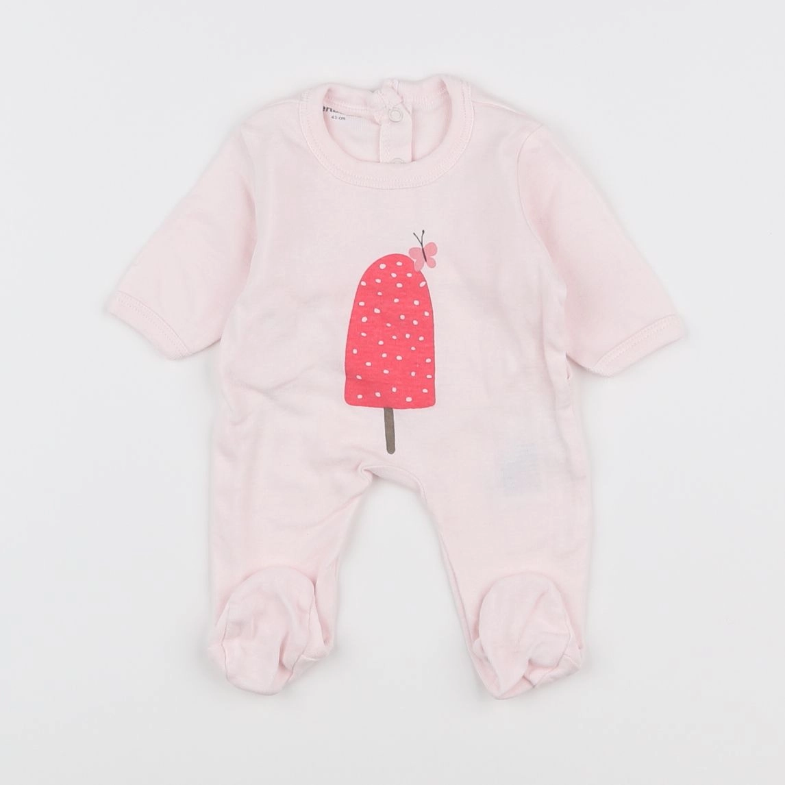 Vertbaudet - pyjama coton rose - Prématuré