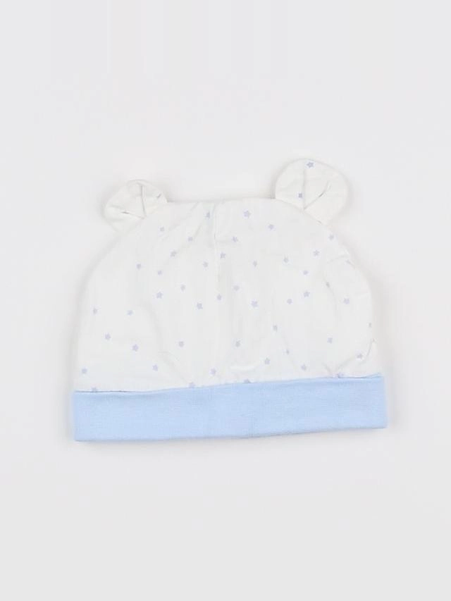Mayoral - bonnet blanc, bleu - 3 mois