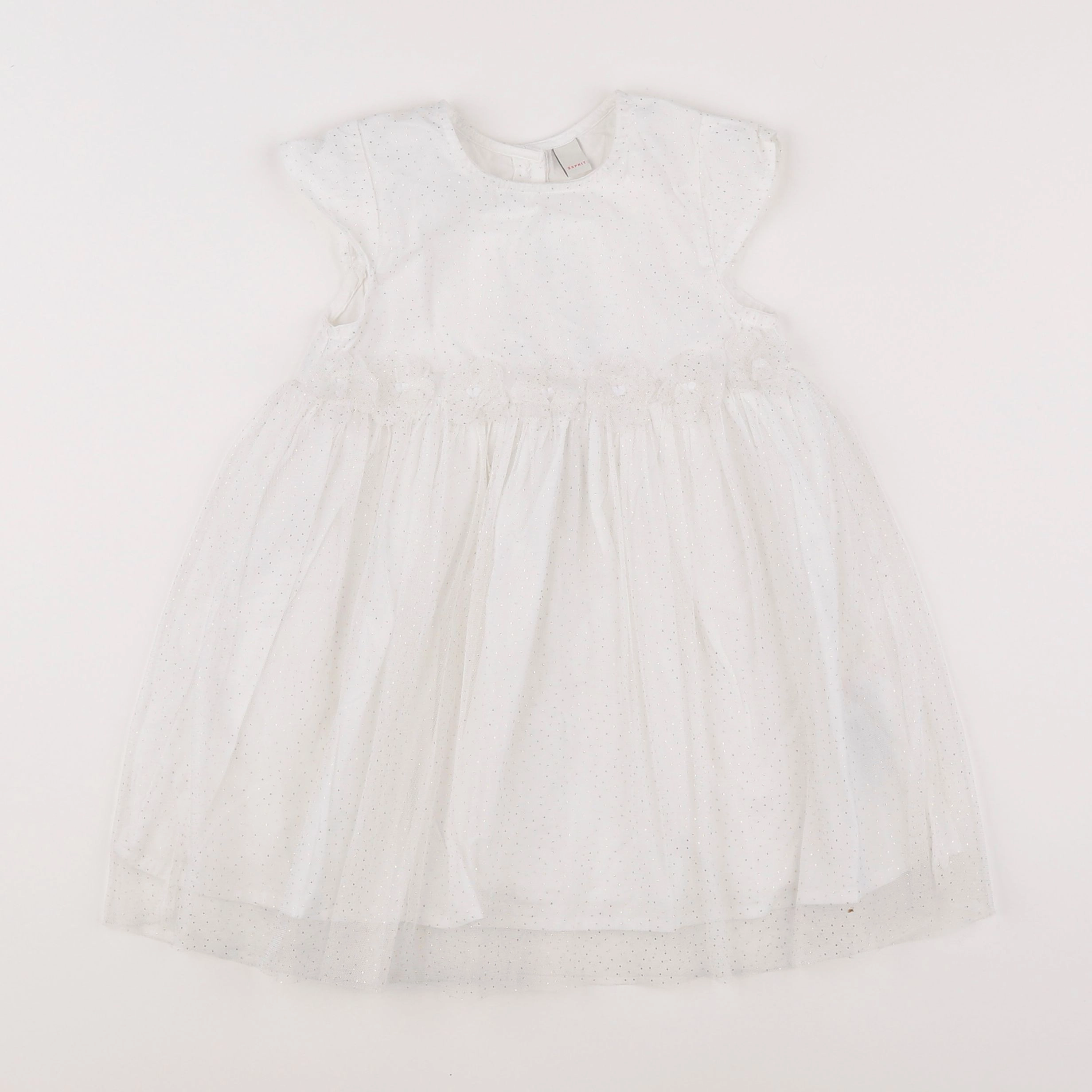 Esprit - robe blanc, or - 2 ans