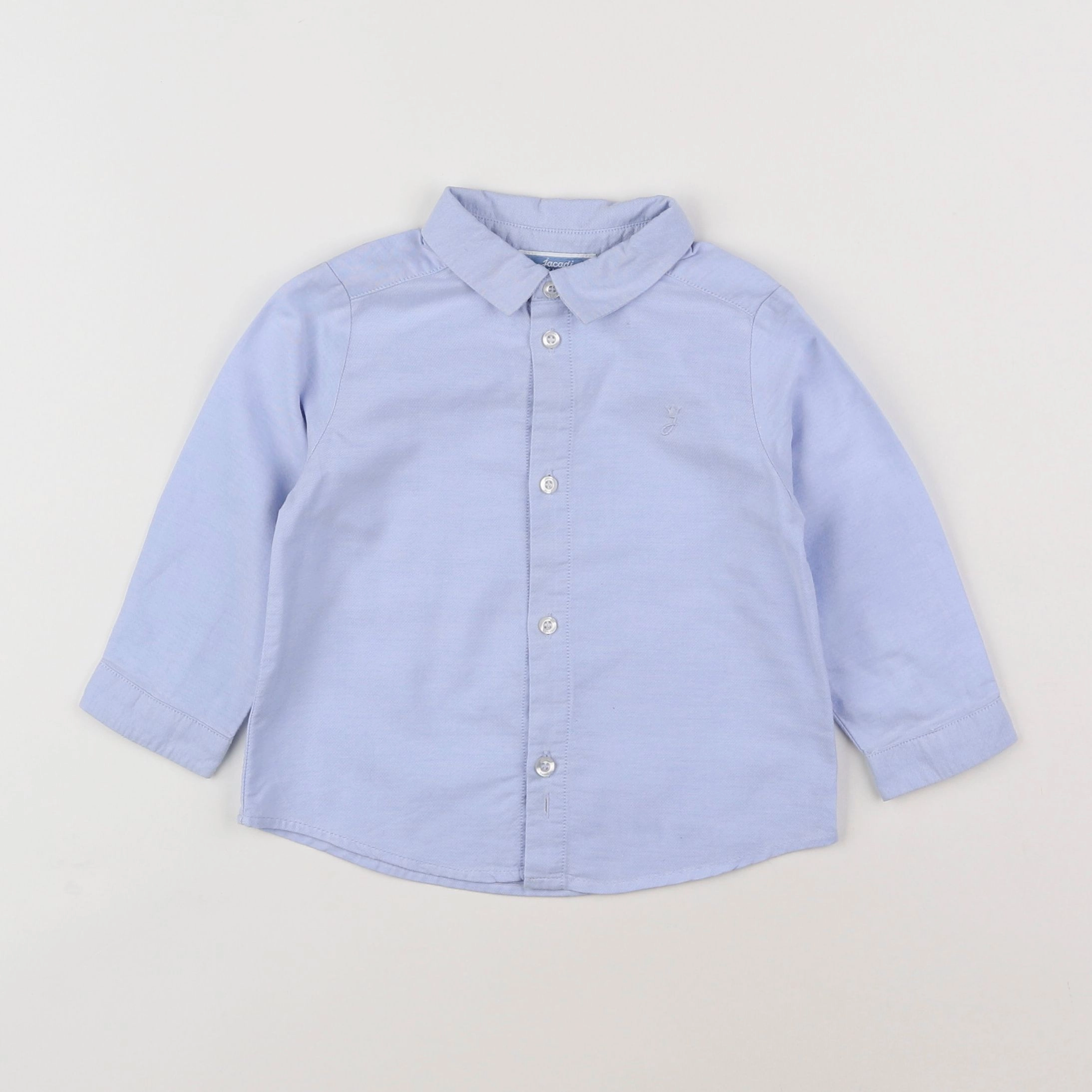 Jacadi - chemise bleu - 12 mois