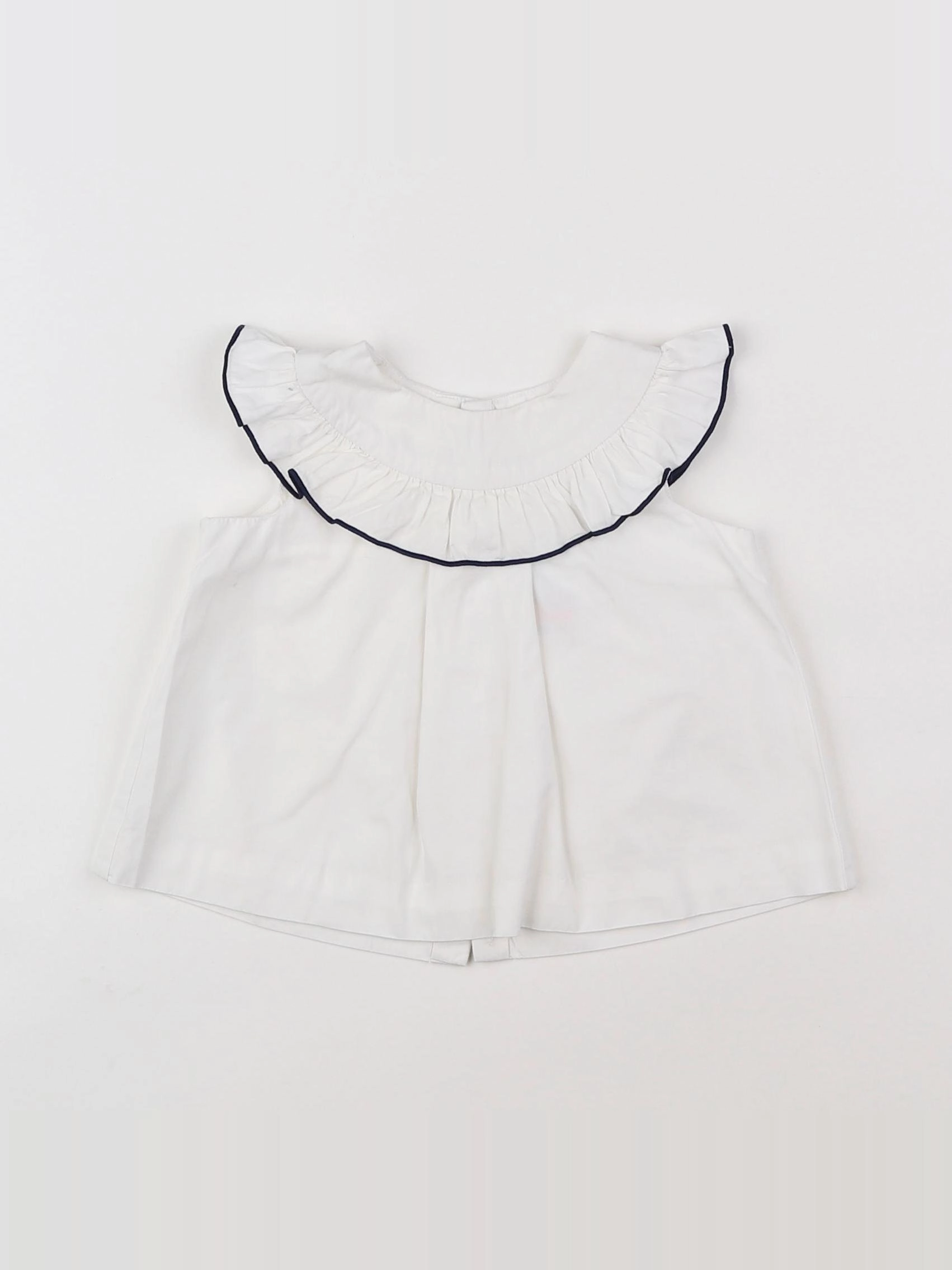 Jacadi - blouse blanc - 6 mois