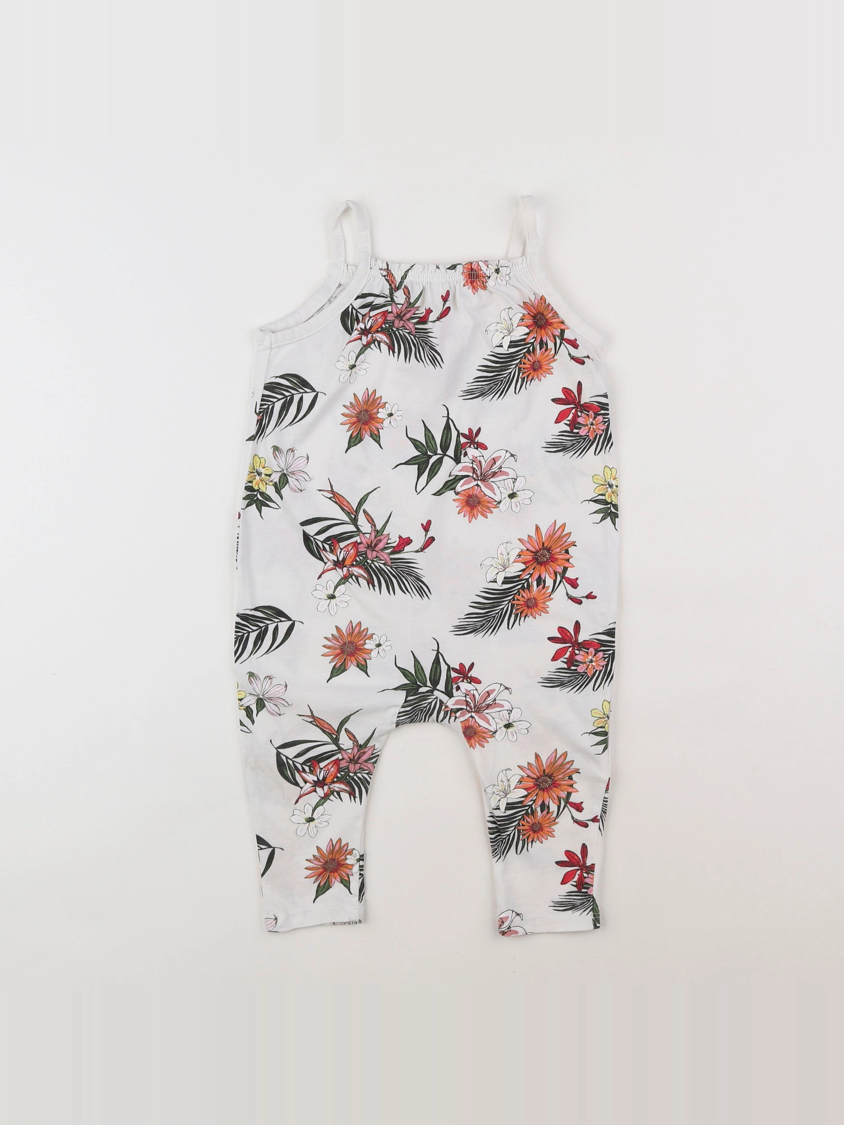 H&M - combinaison blanc - 9/12 mois
