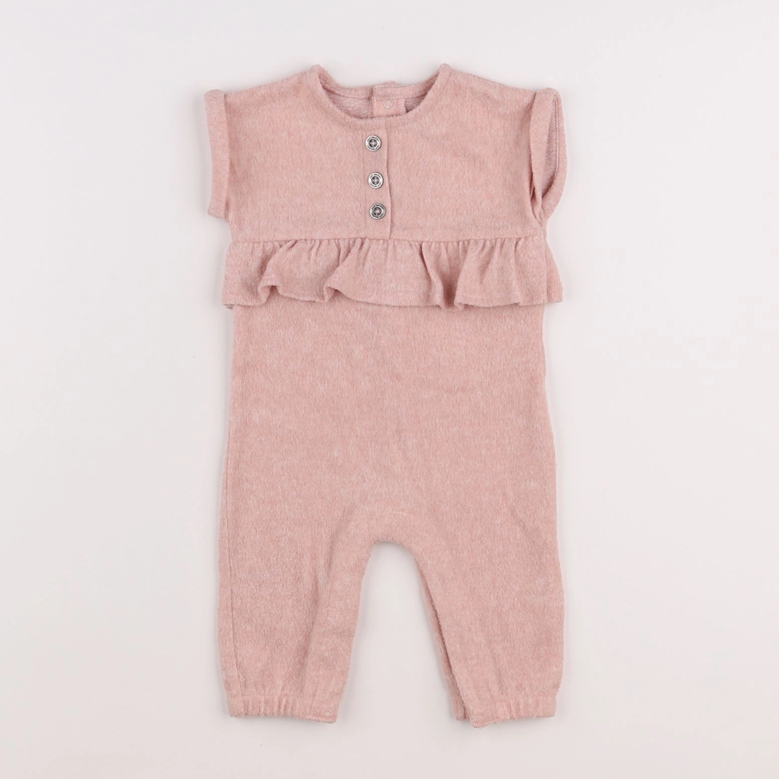Vertbaudet - combinaison rose - 6 mois