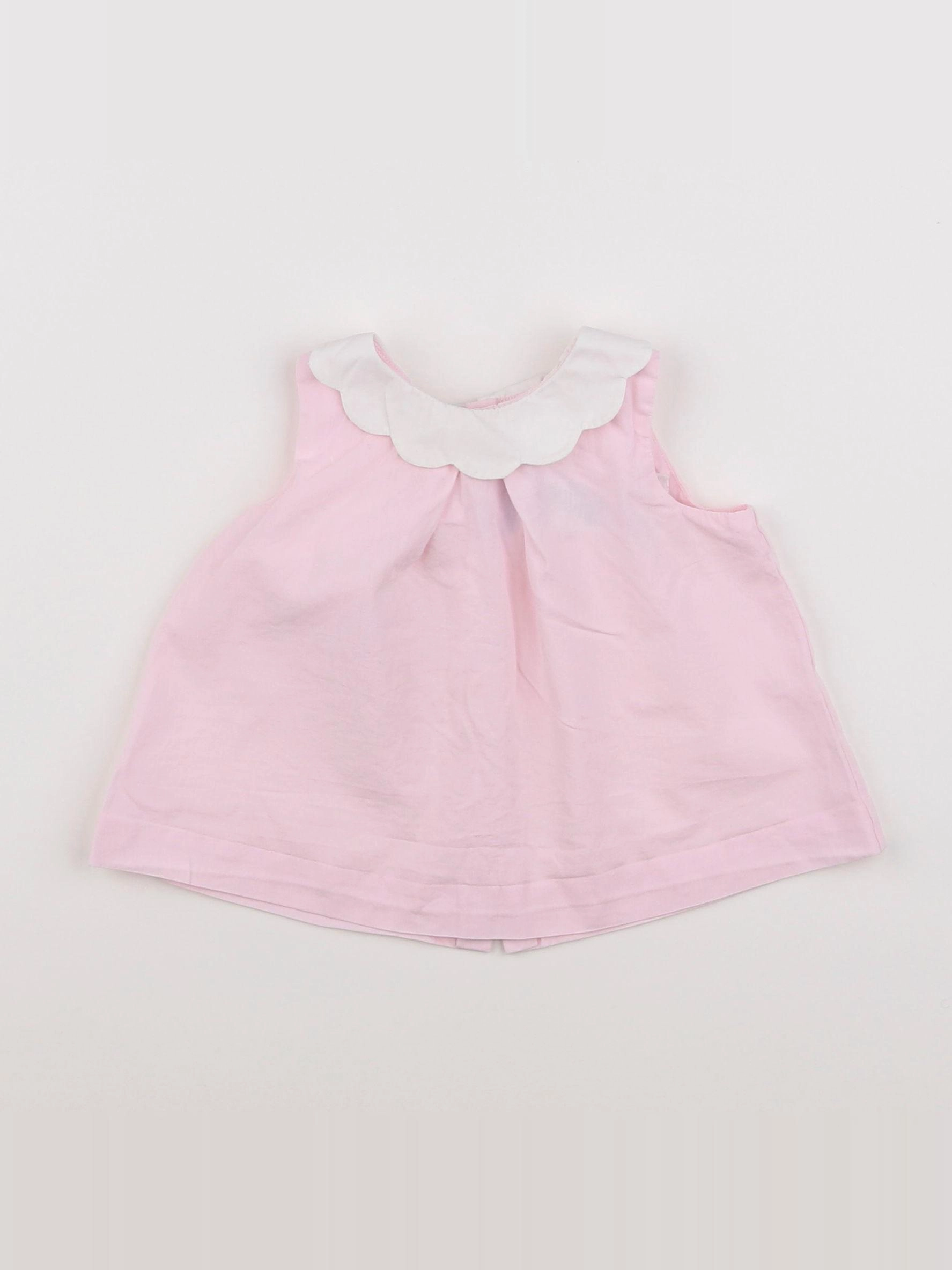 Jacadi - blouse rose - 12 mois