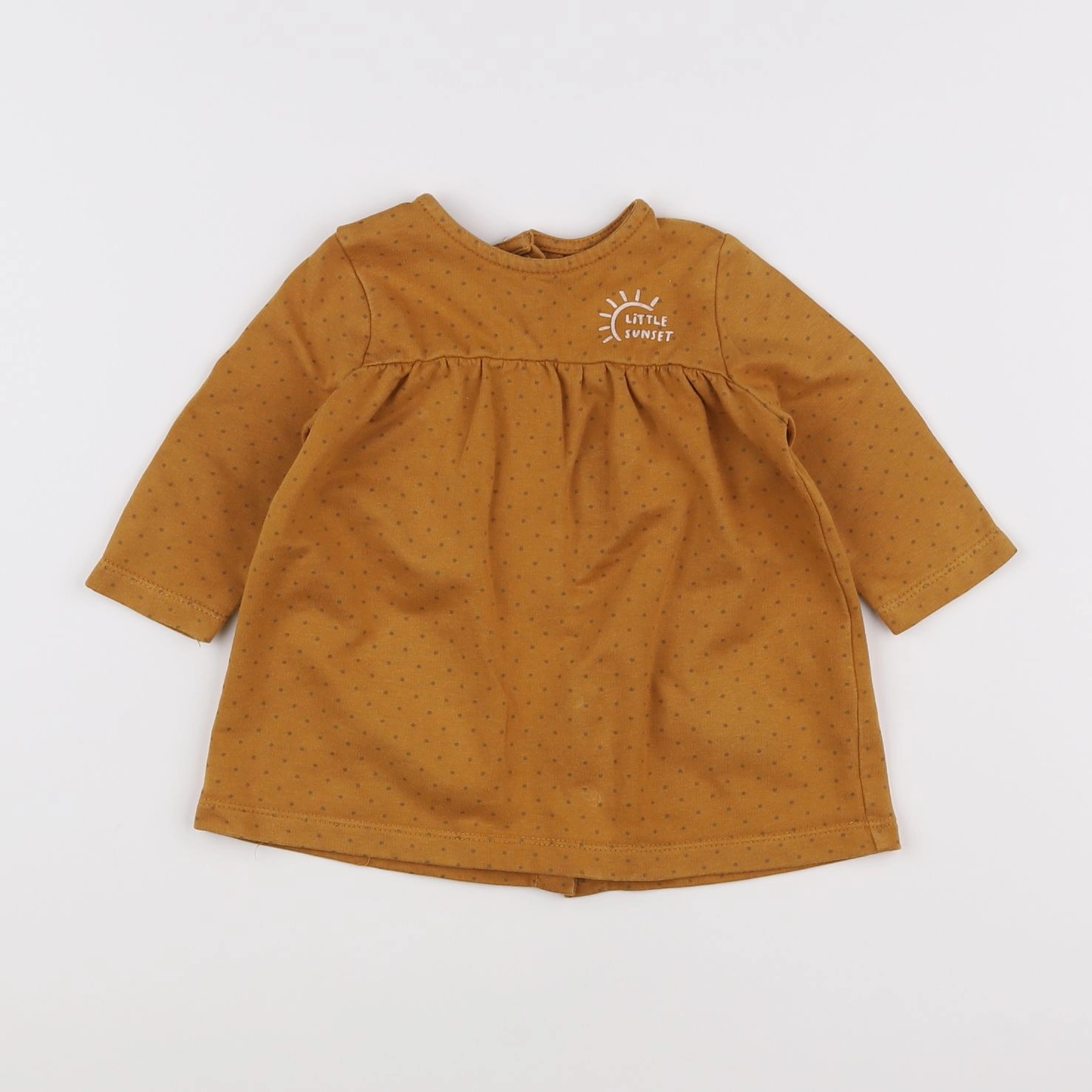 Vertbaudet - robe jaune - 6 mois