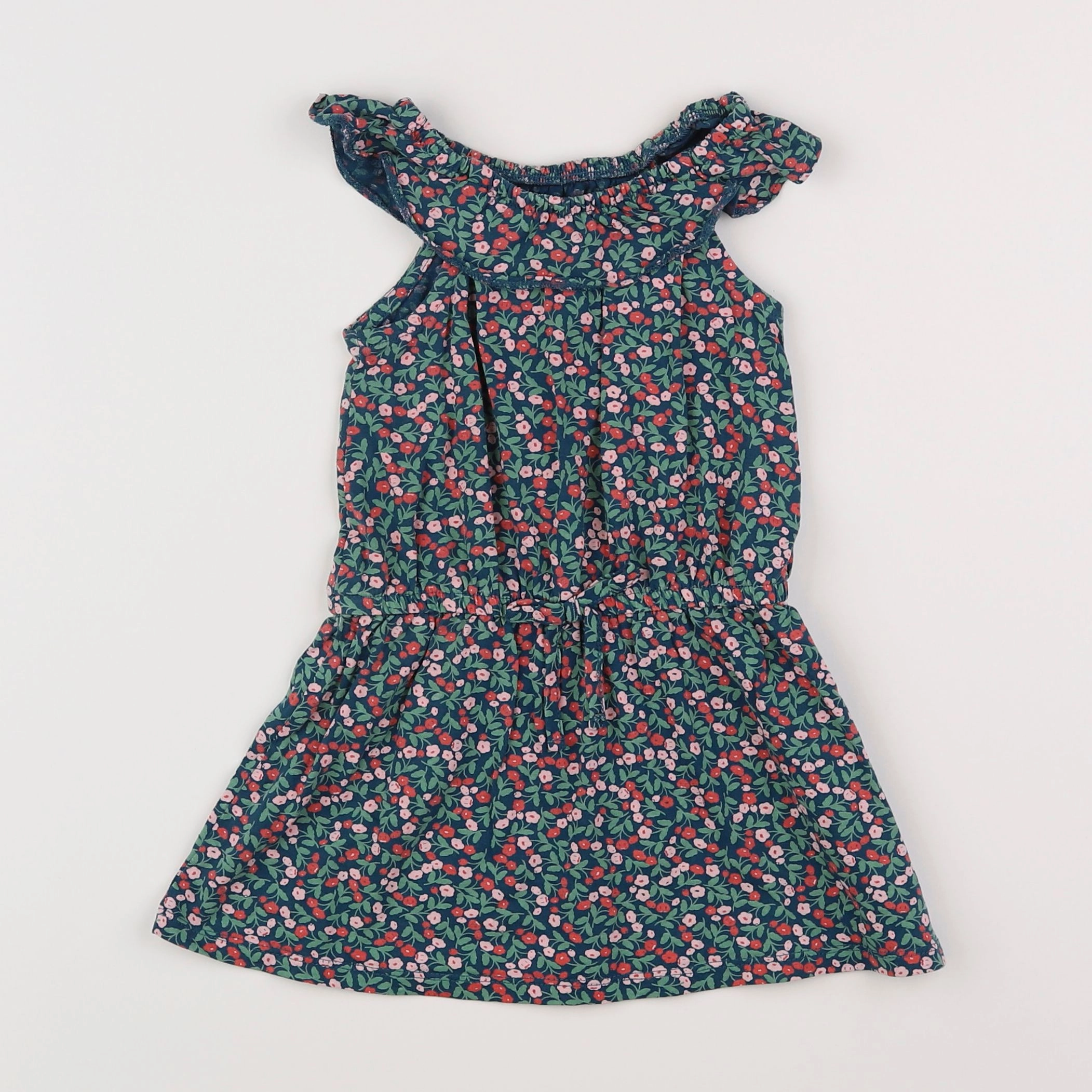 Vertbaudet - robe multicolore - 2 ans