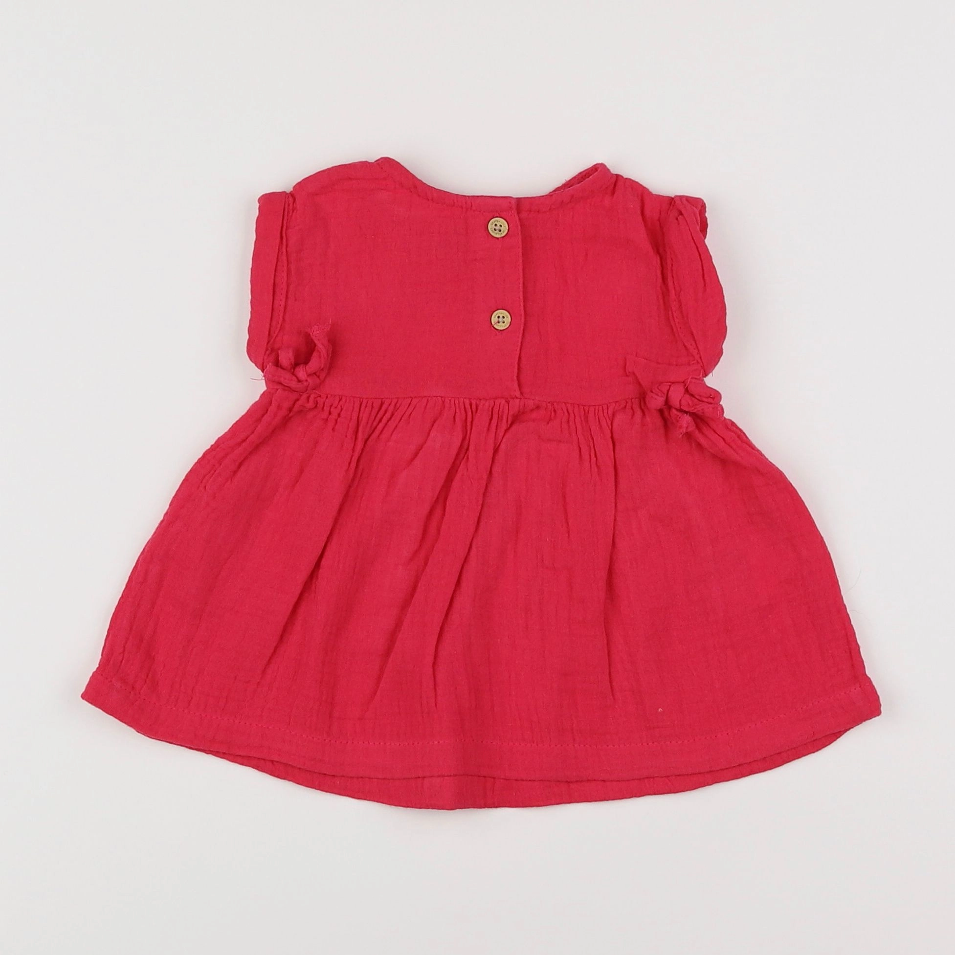 Vertbaudet - robe rose - 3 mois