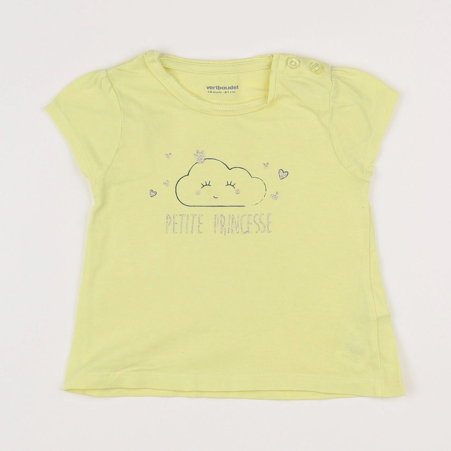 Vertbaudet - tee-shirt vert - 18 mois