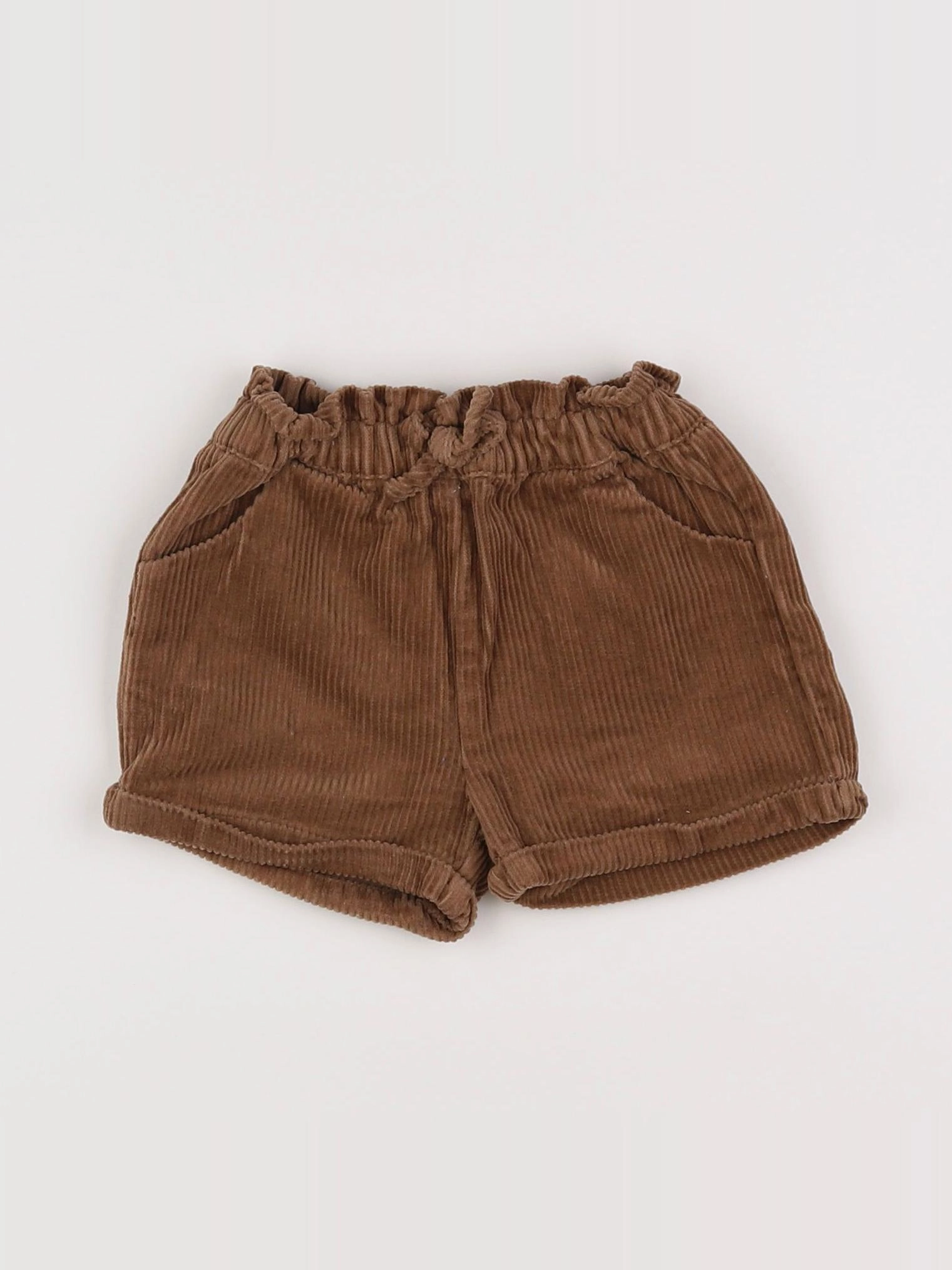 Vertbaudet - short marron - 9 mois