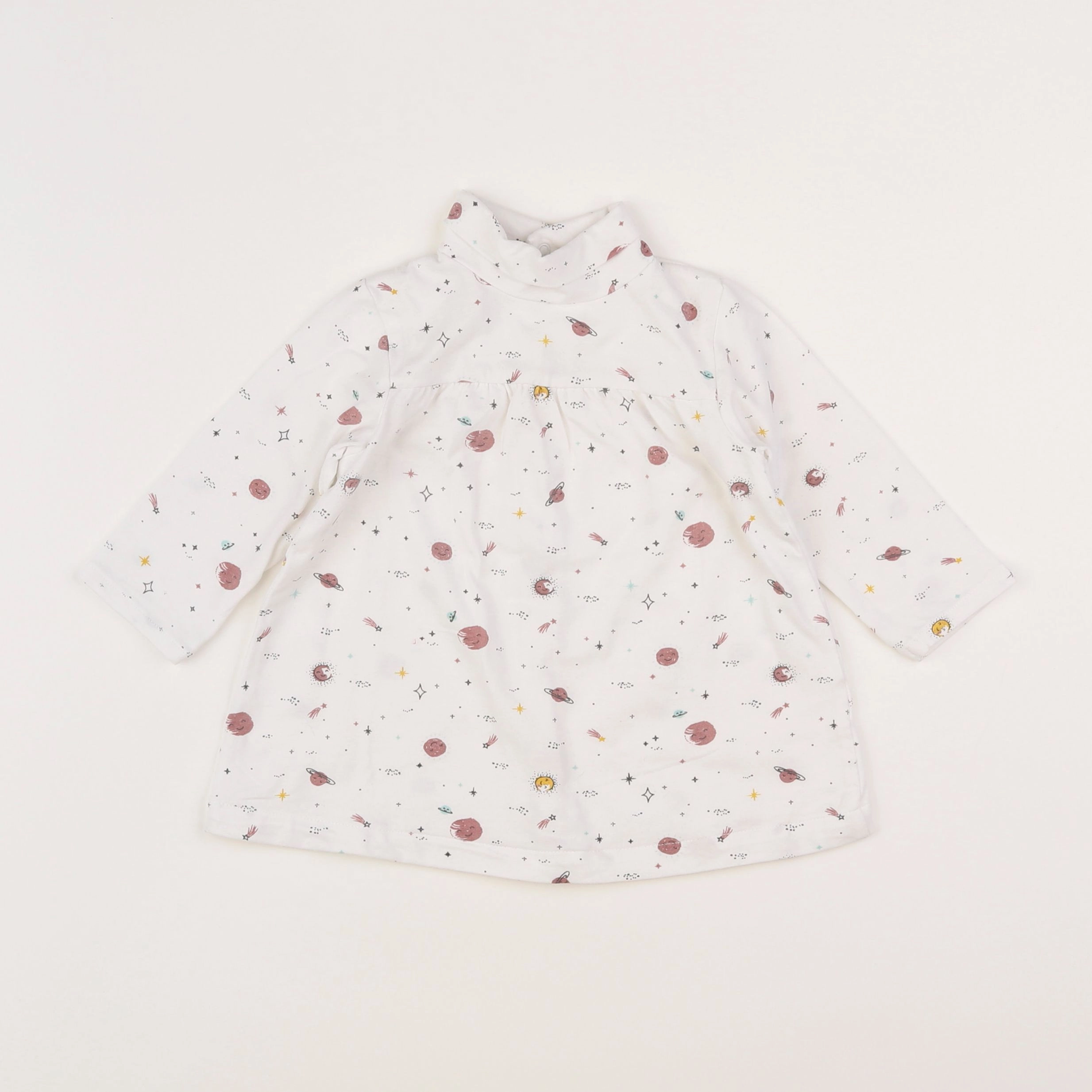 Vertbaudet - robe blanc - 9 mois