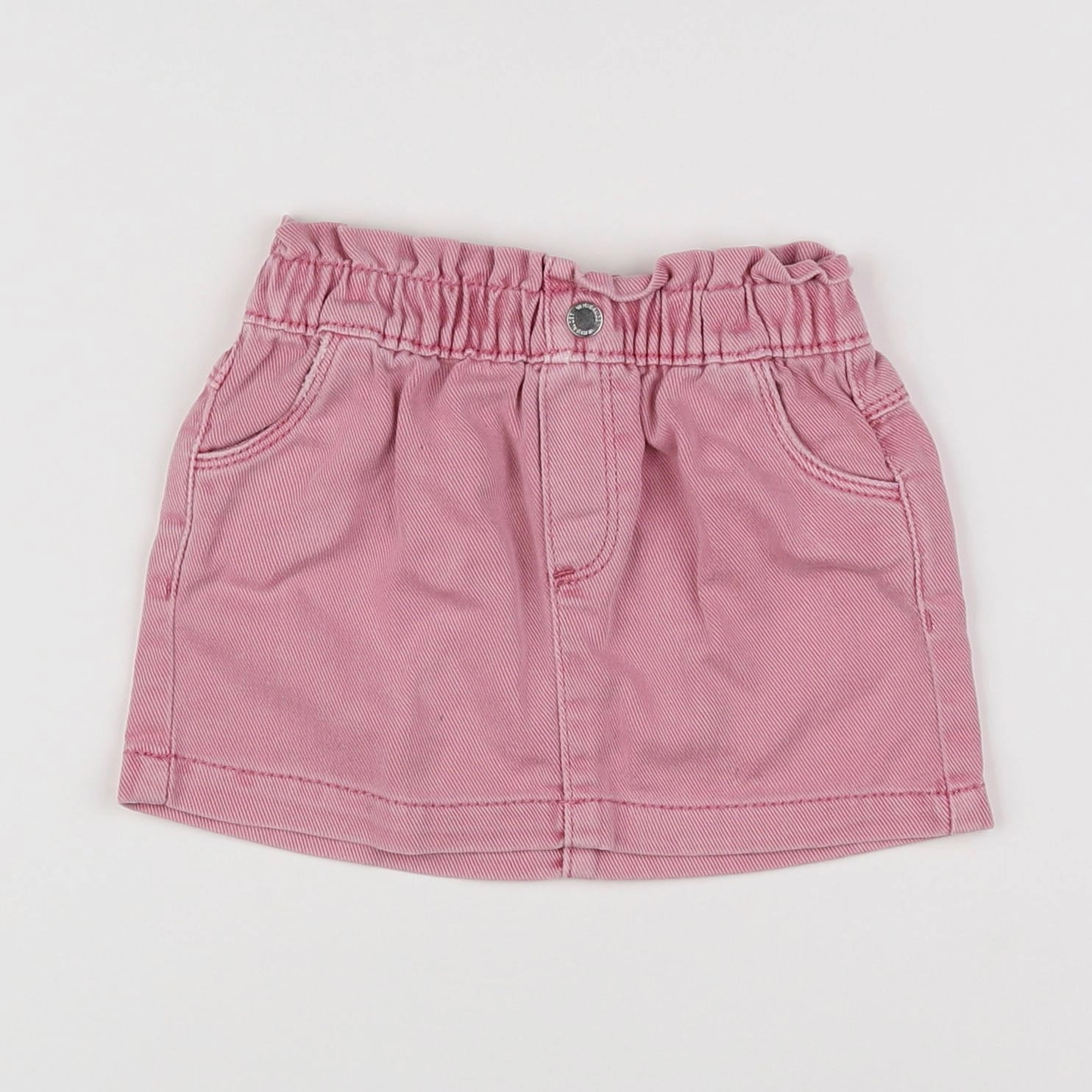 Vertbaudet - jupe rose - 9 mois
