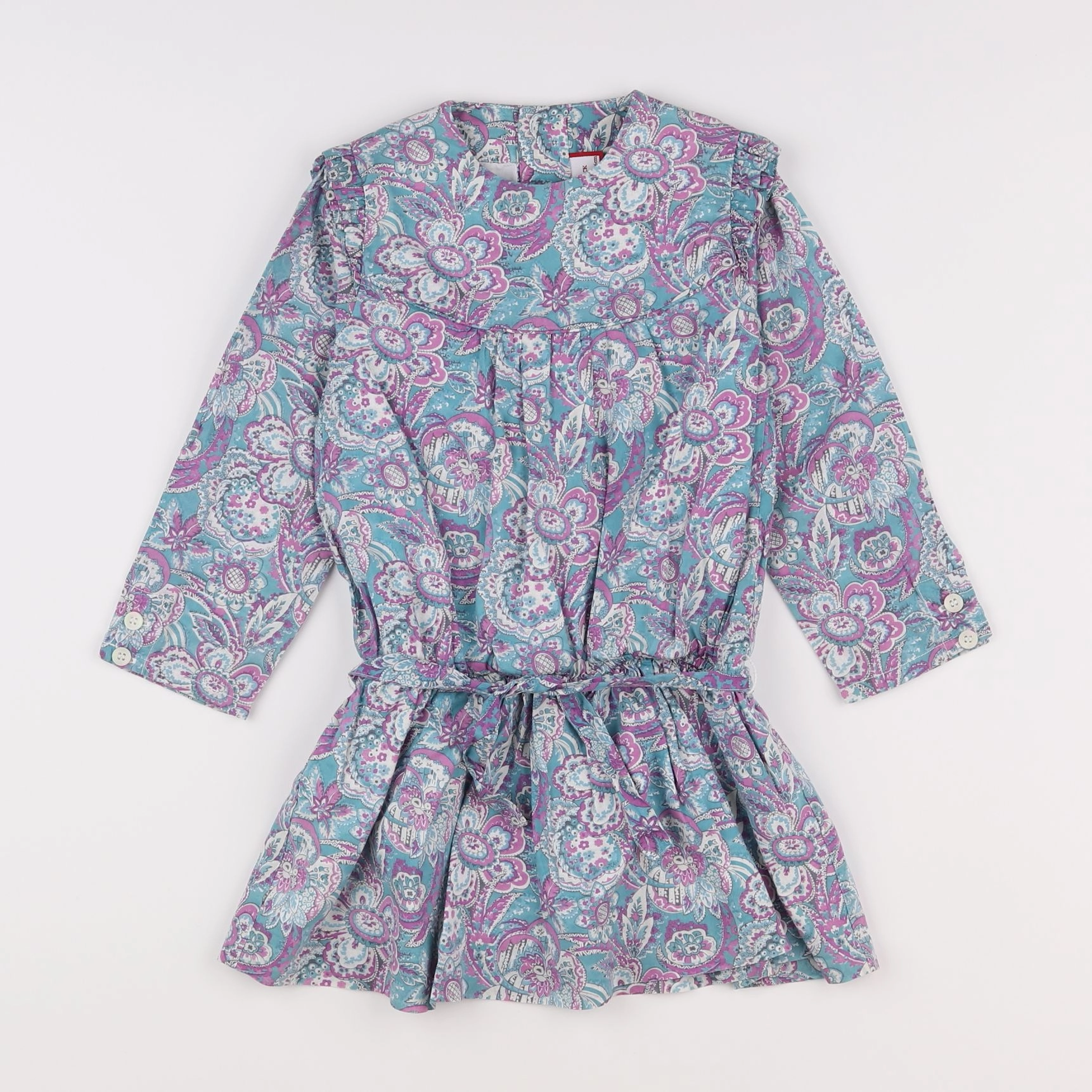 Neck & Neck - robe bleu, violet - 4/5 ans