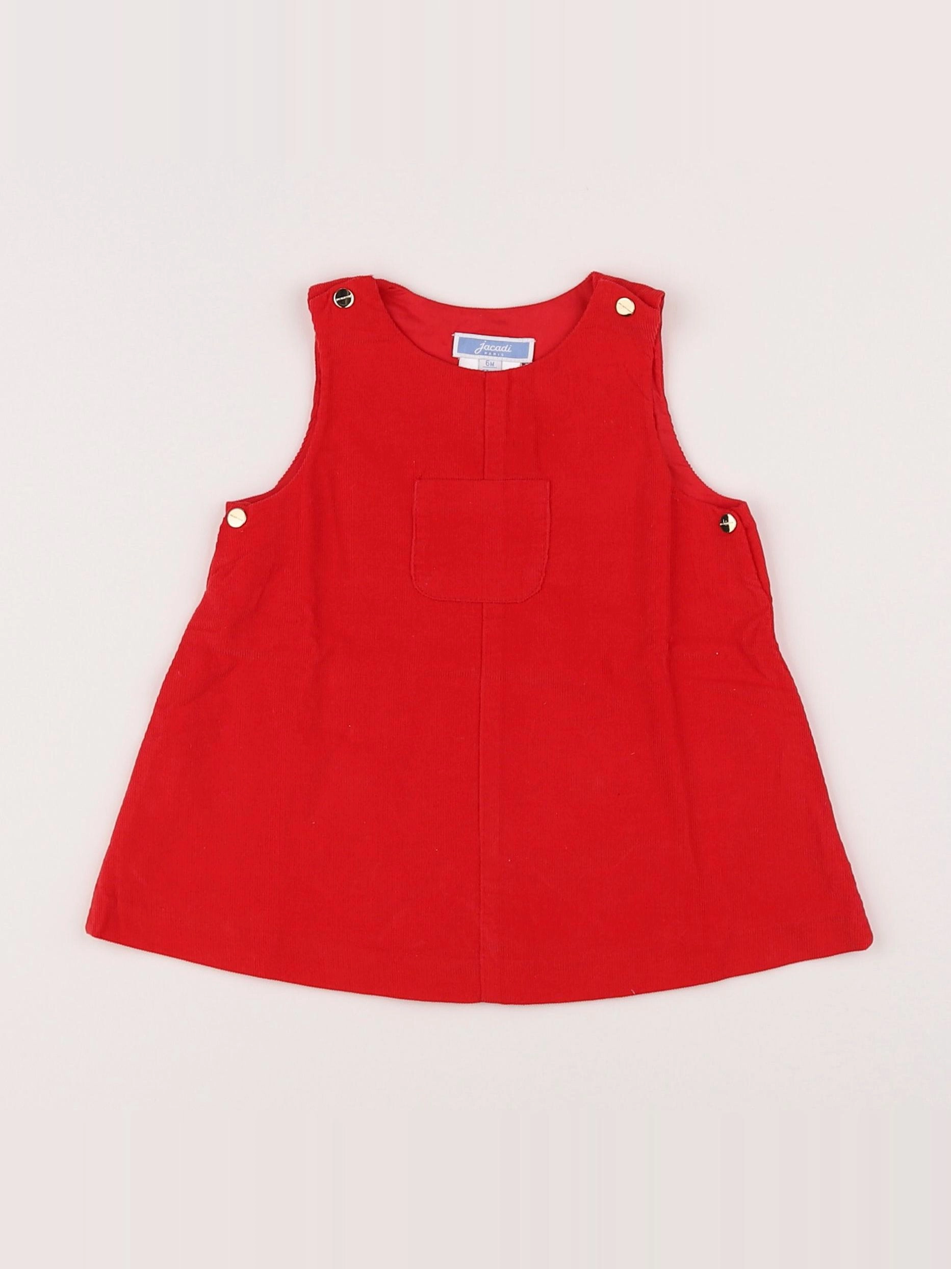 Jacadi - robe rouge - 6 mois