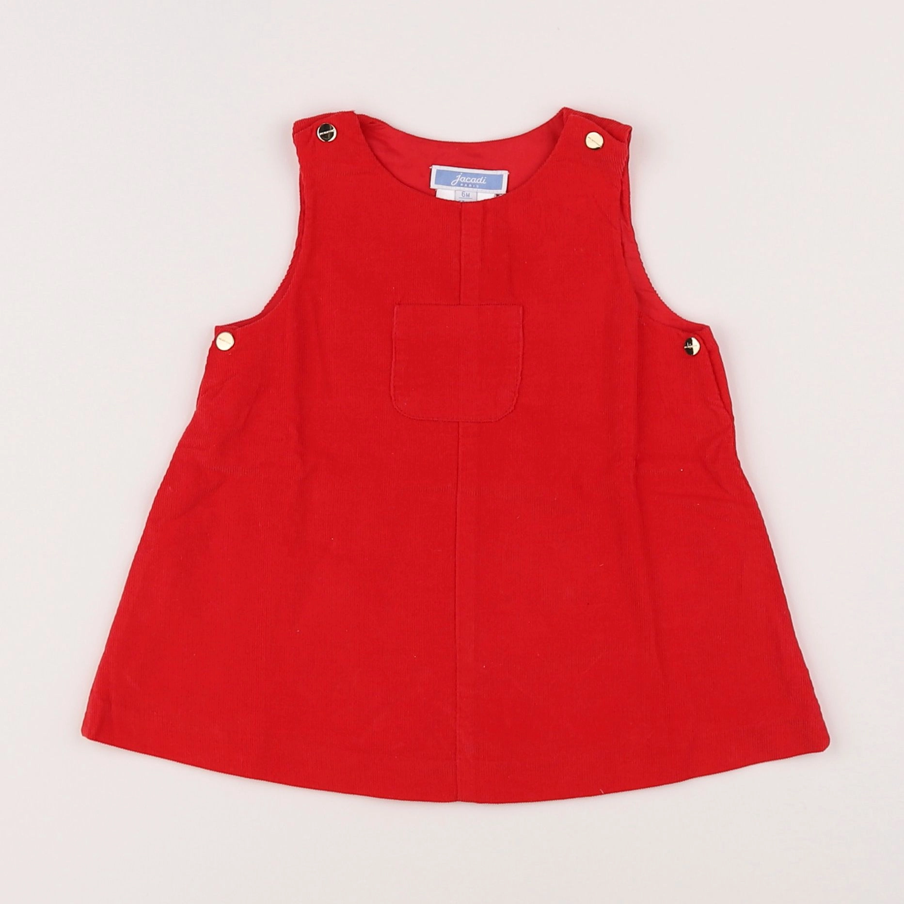 Jacadi - robe rouge - 6 mois