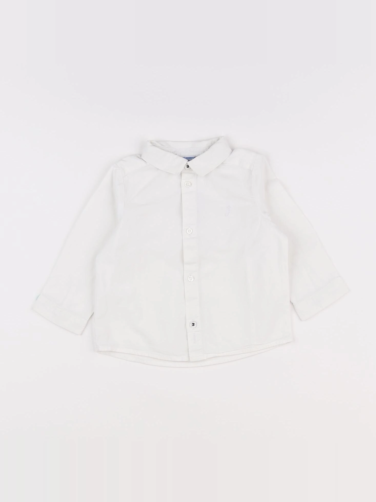 Jacadi - chemise blanc - 12 mois