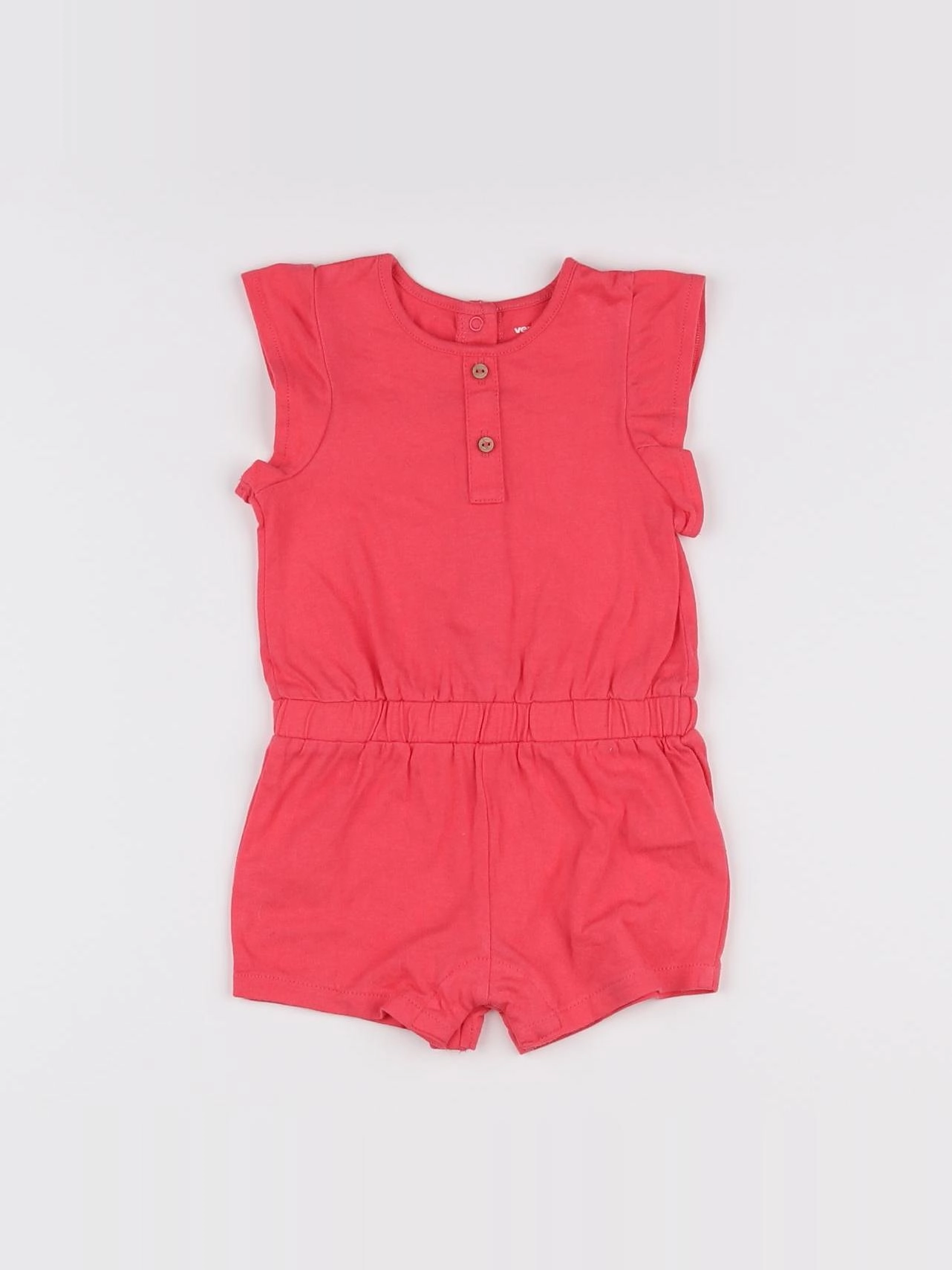 Vertbaudet - combinaison rose - 6 mois