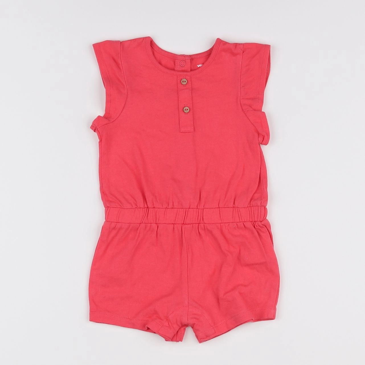 Vertbaudet - combinaison rose - 6 mois