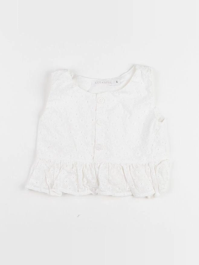 Kids of April  - blouse blanc - 3/6 mois