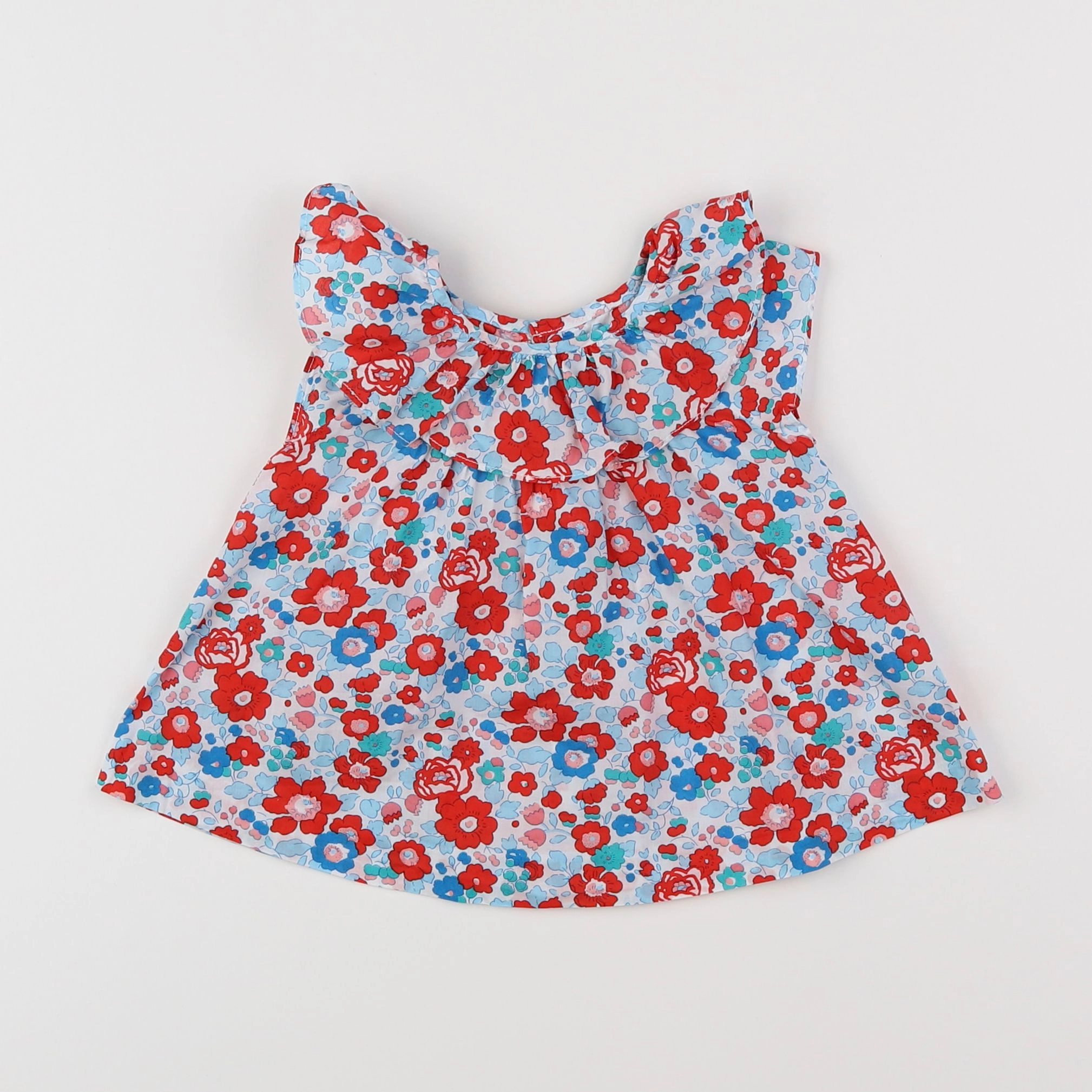 Jacadi - blouse liberty multicolore - 12 mois
