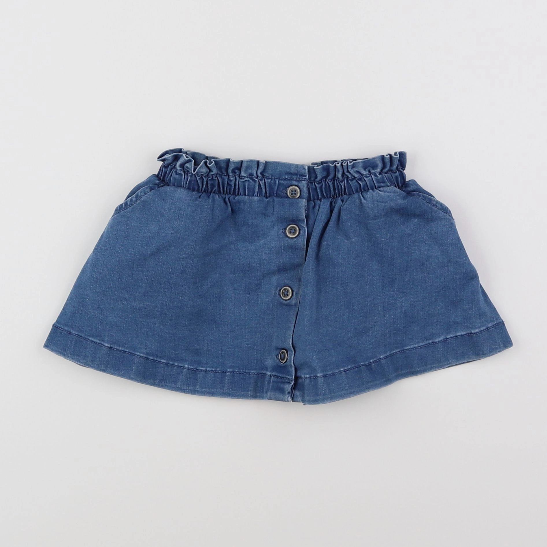 Vertbaudet - jupe bleu - 18 mois