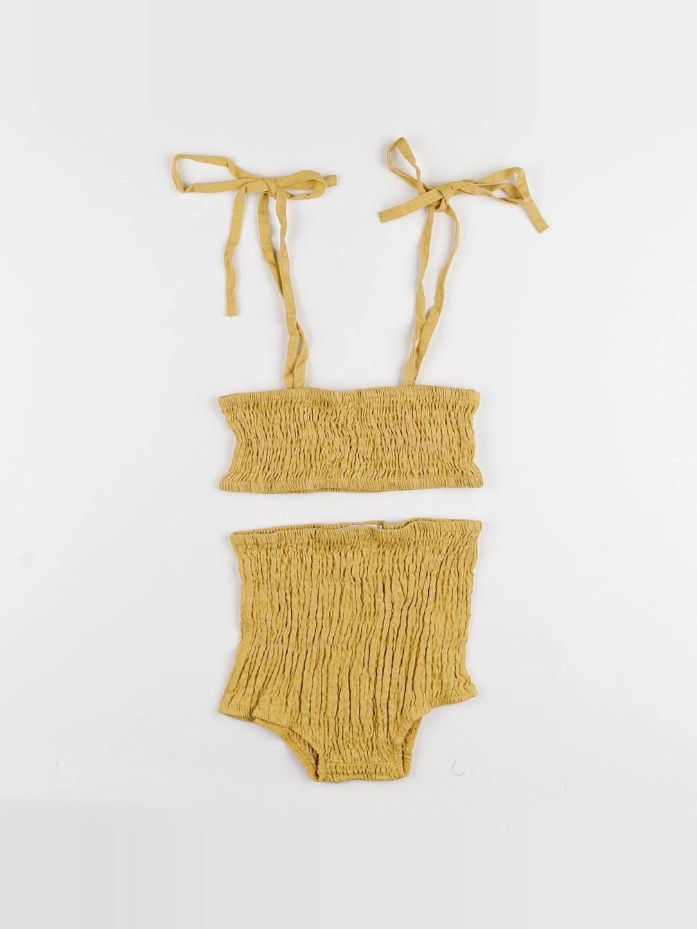Kids of April  - maillot de bain lin jaune - 6/12 mois