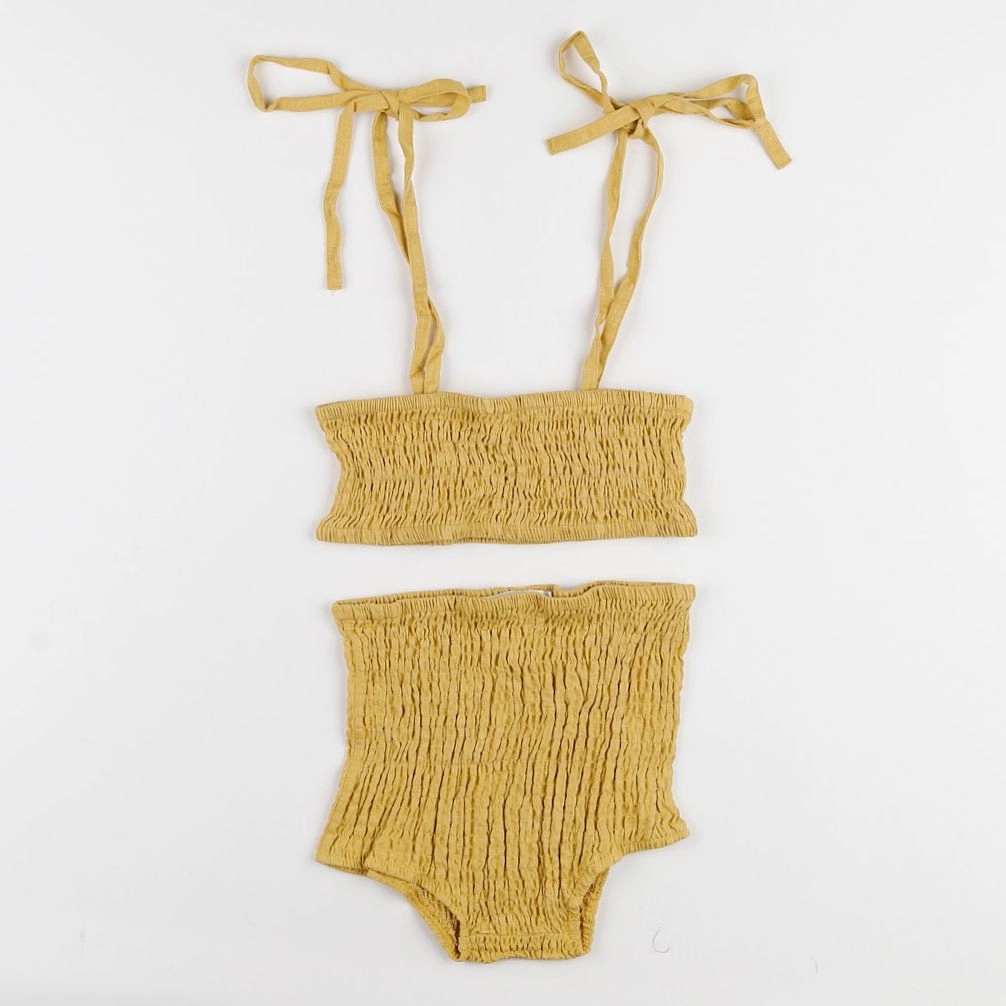 Kids of April  - maillot de bain lin jaune - 12 mois