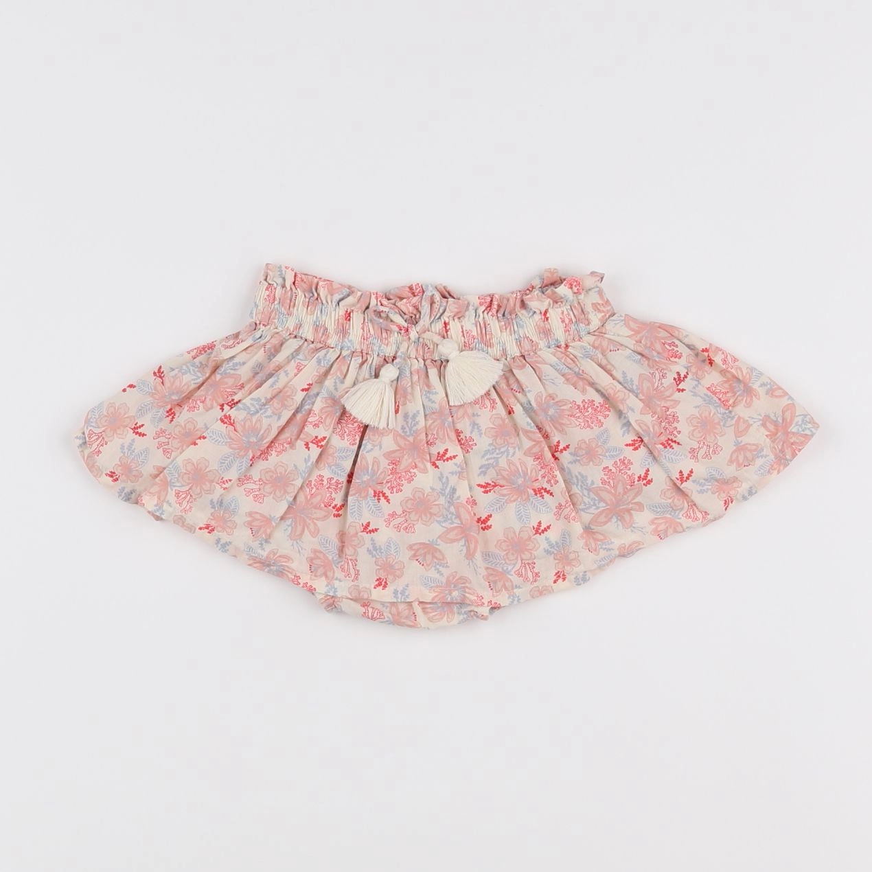 Vertbaudet - jupe short multicolore - 12 mois