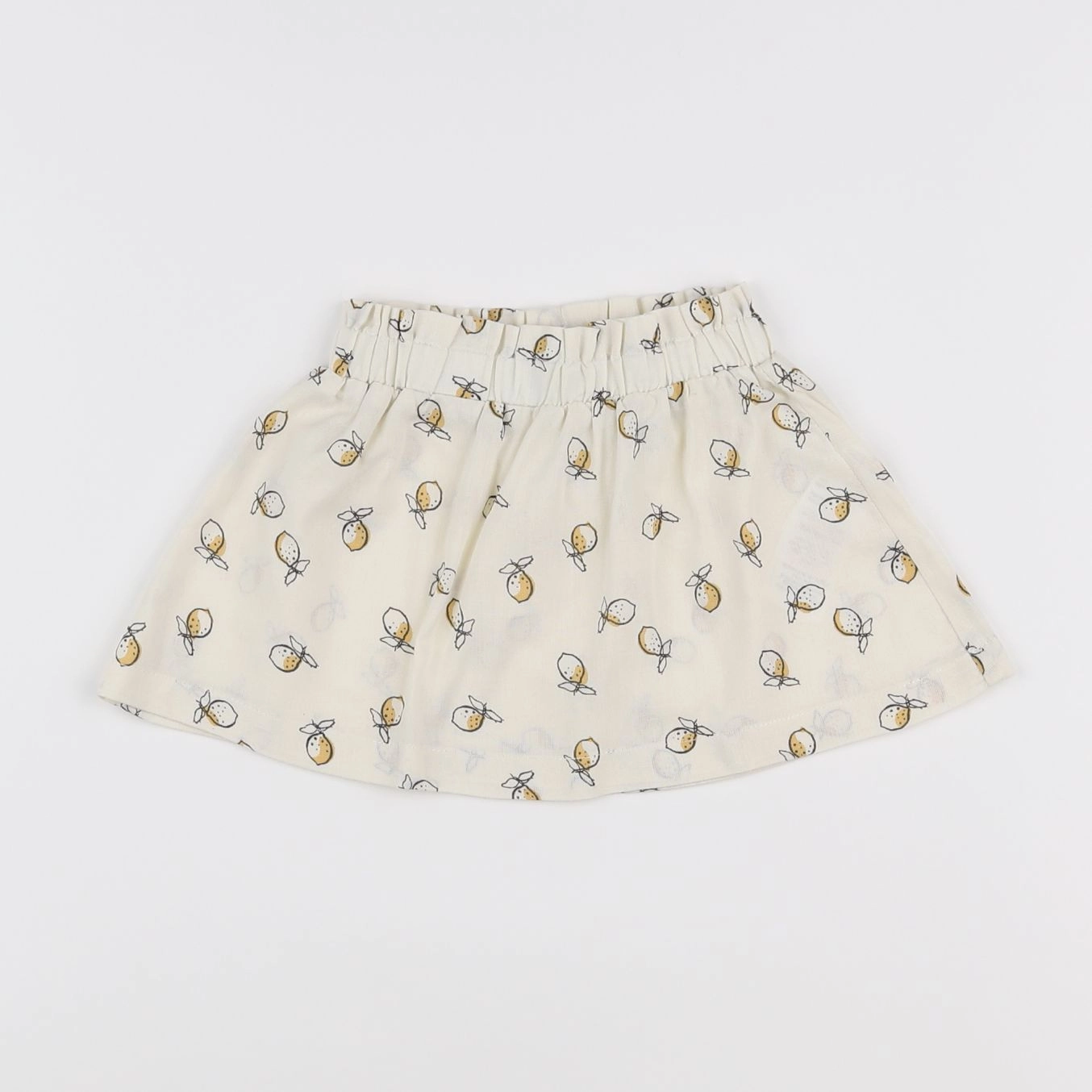 Vertbaudet - jupe beige - 12 mois