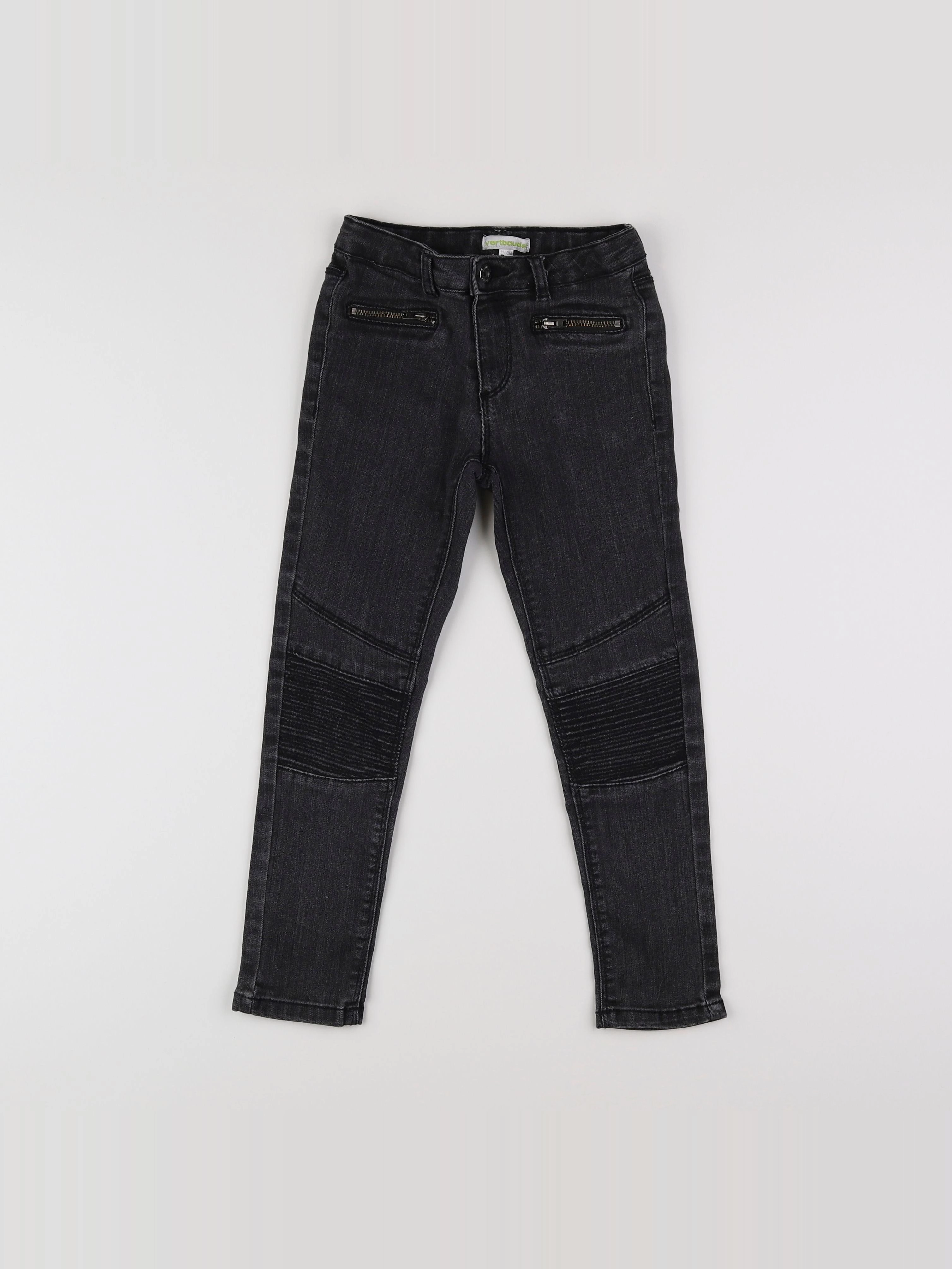Vertbaudet - jean gris - 6 ans