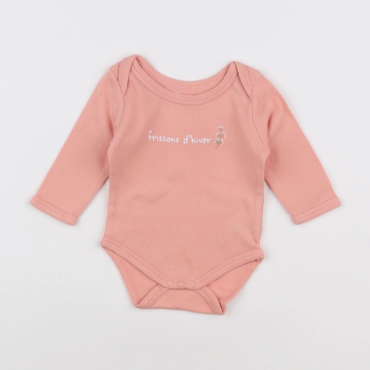 Vertbaudet - body rose - 3 mois