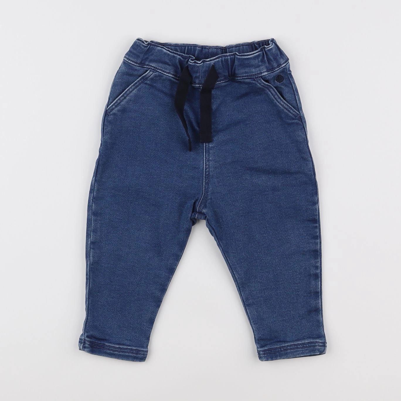 Petit Bateau - jean bleu - 12 mois