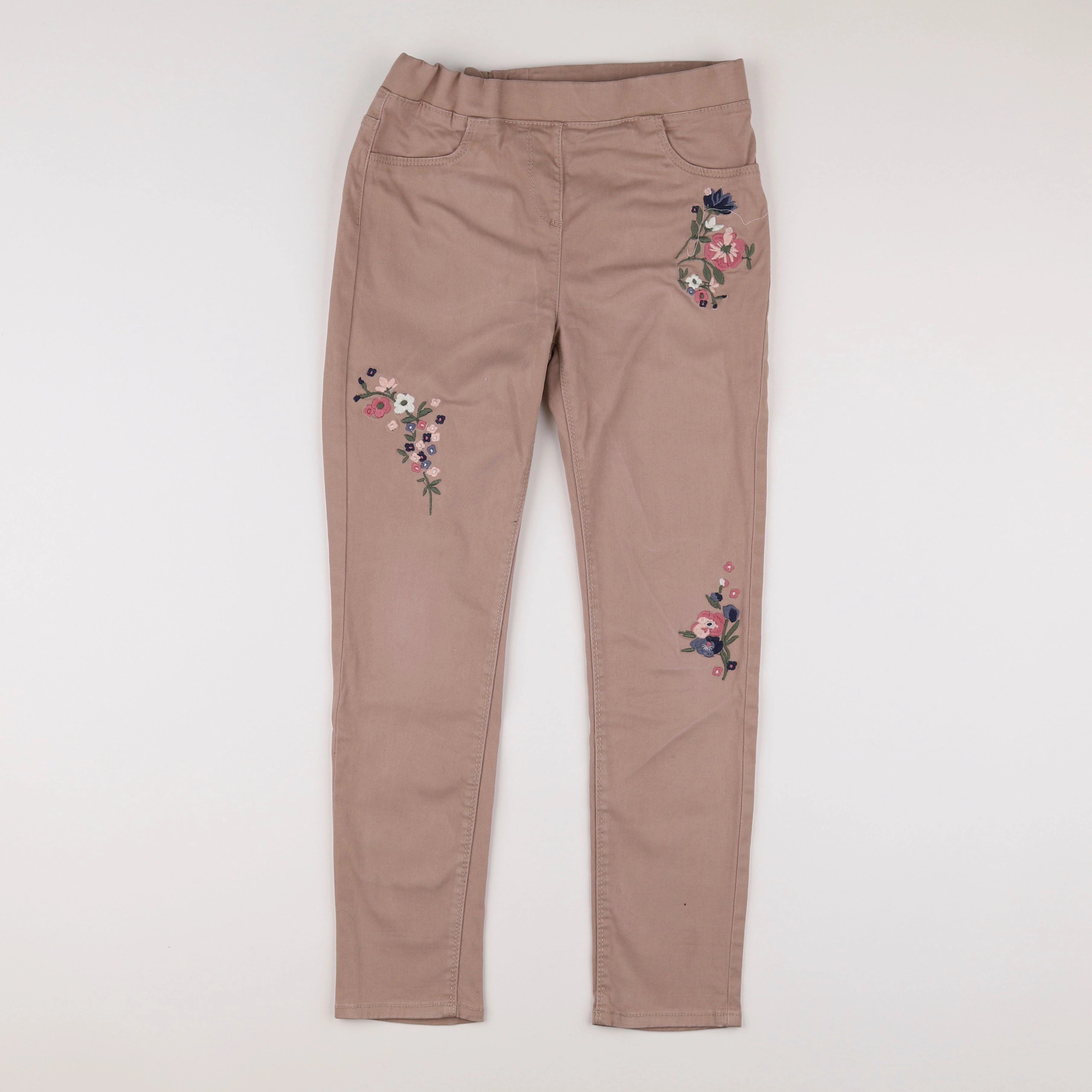 Vertbaudet - jegging beige - 10 ans