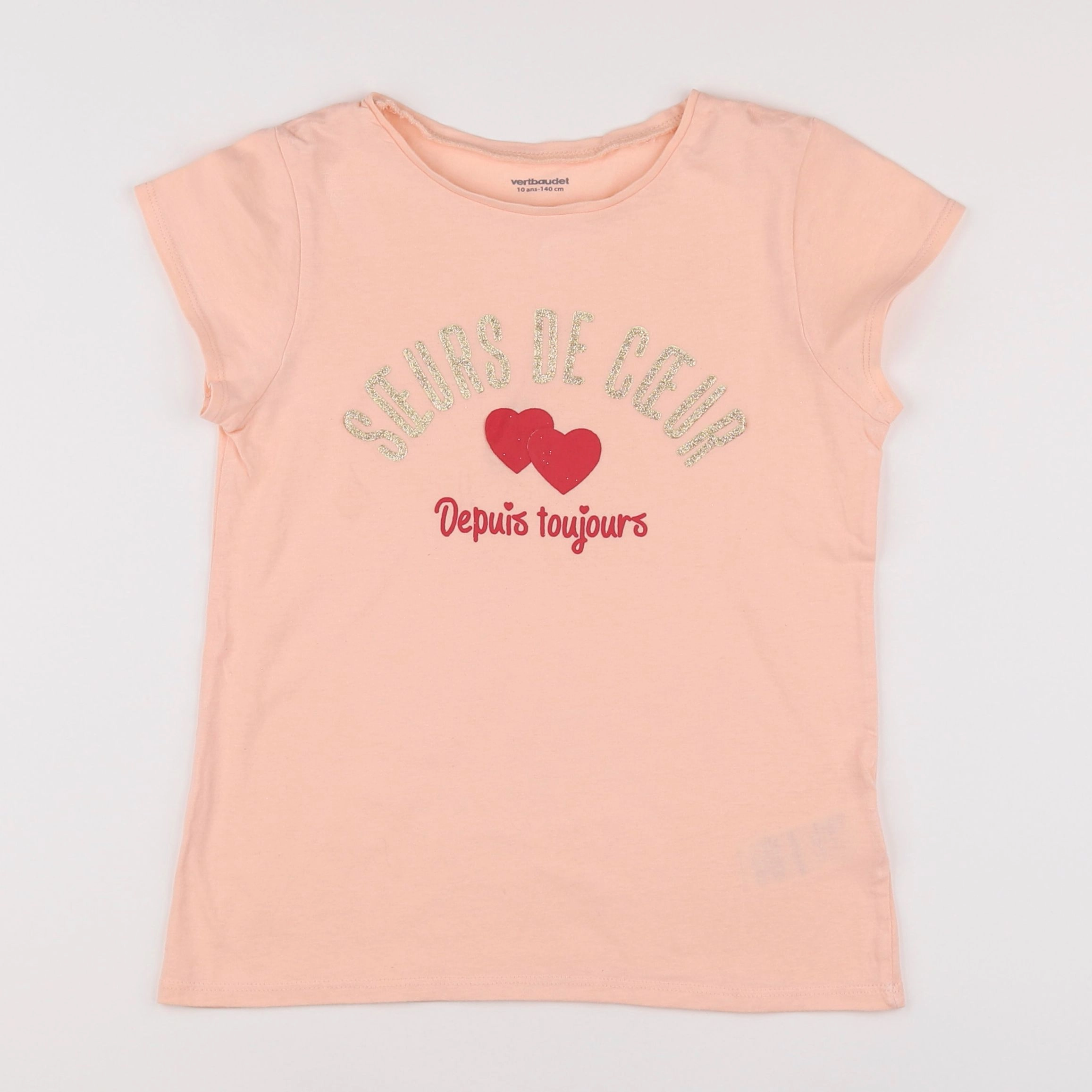 Vertbaudet - tee-shirt multicolore - 10 ans