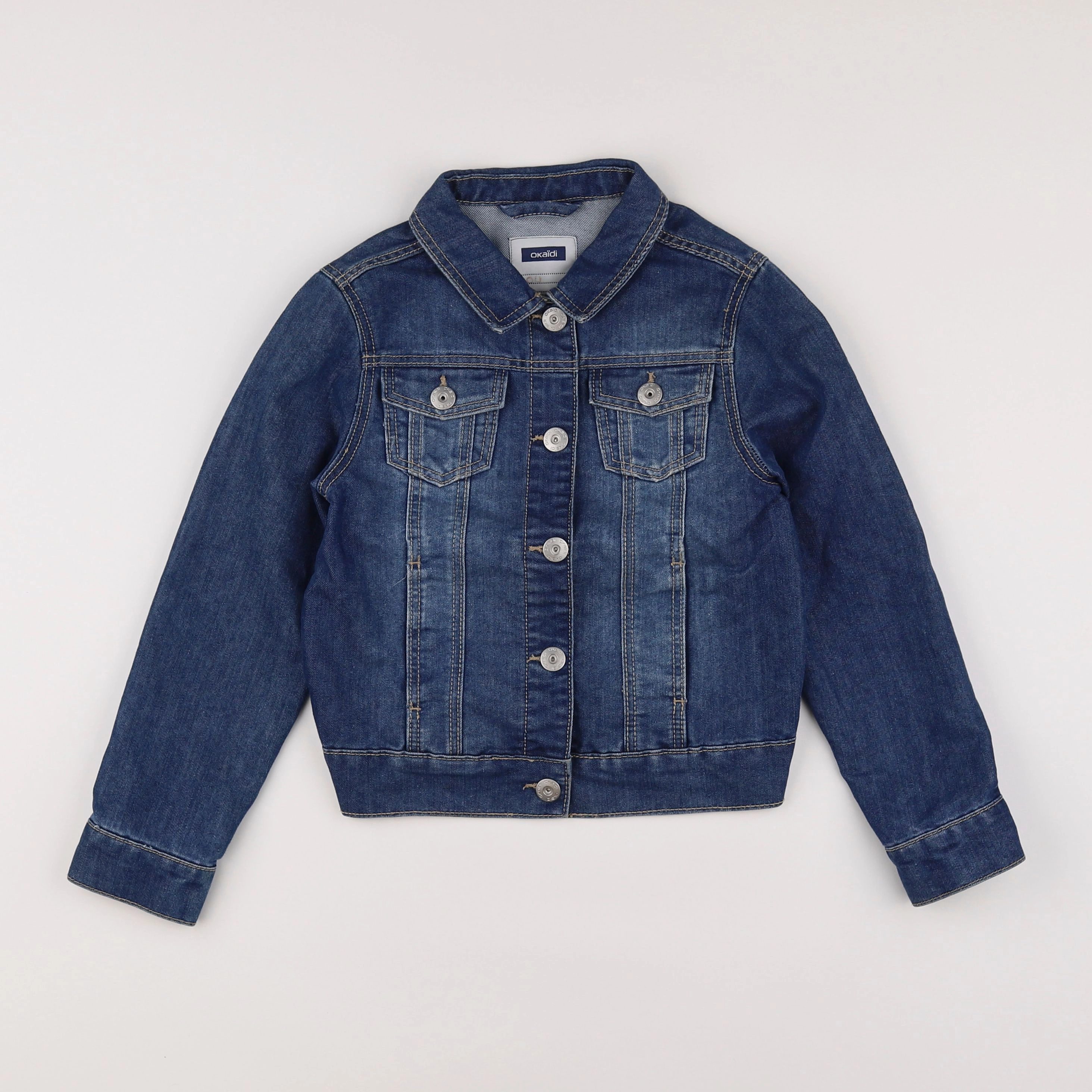 Okaidi - veste bleu - 8 ans