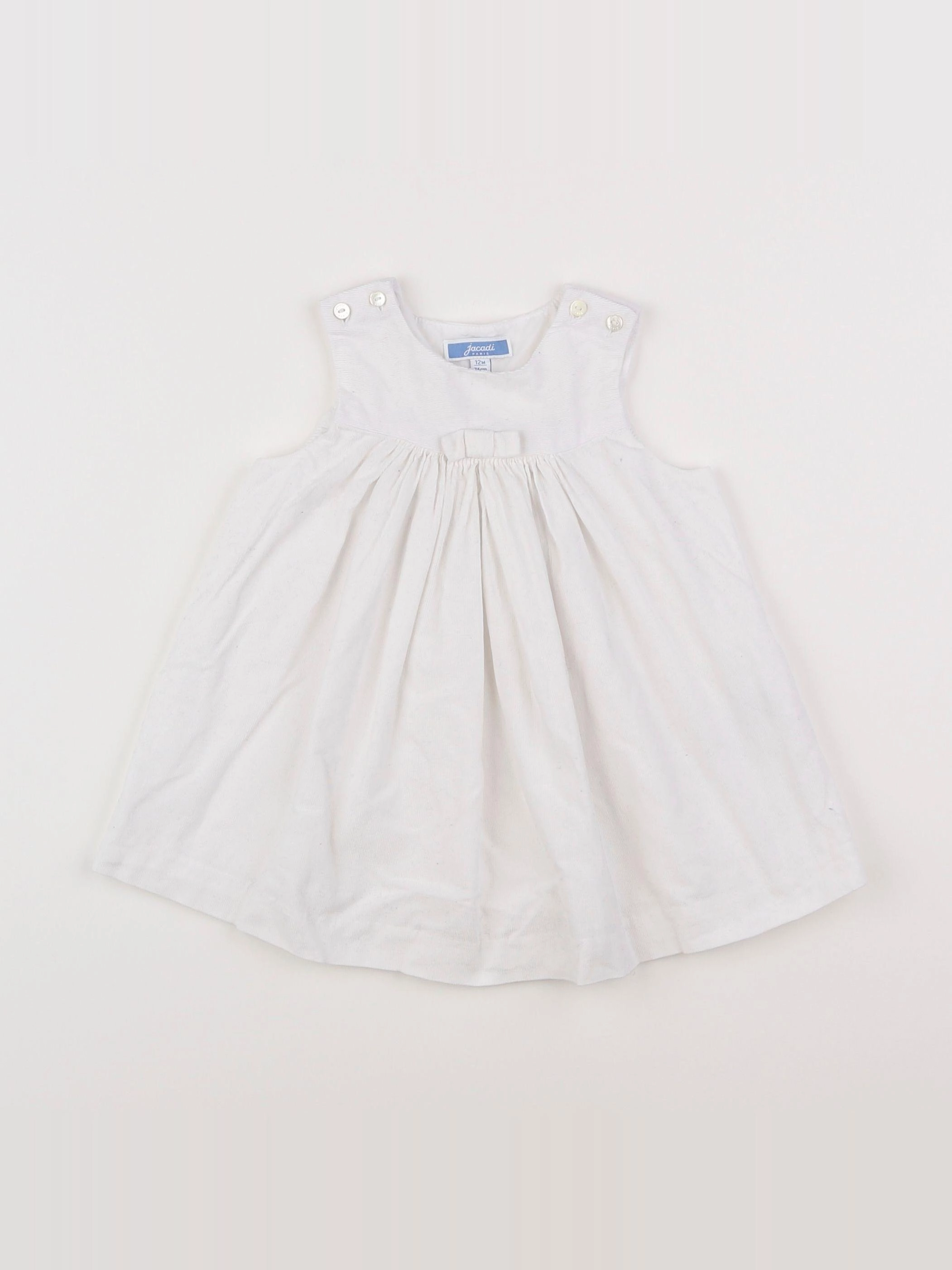 Jacadi - robe blanc - 12 mois
