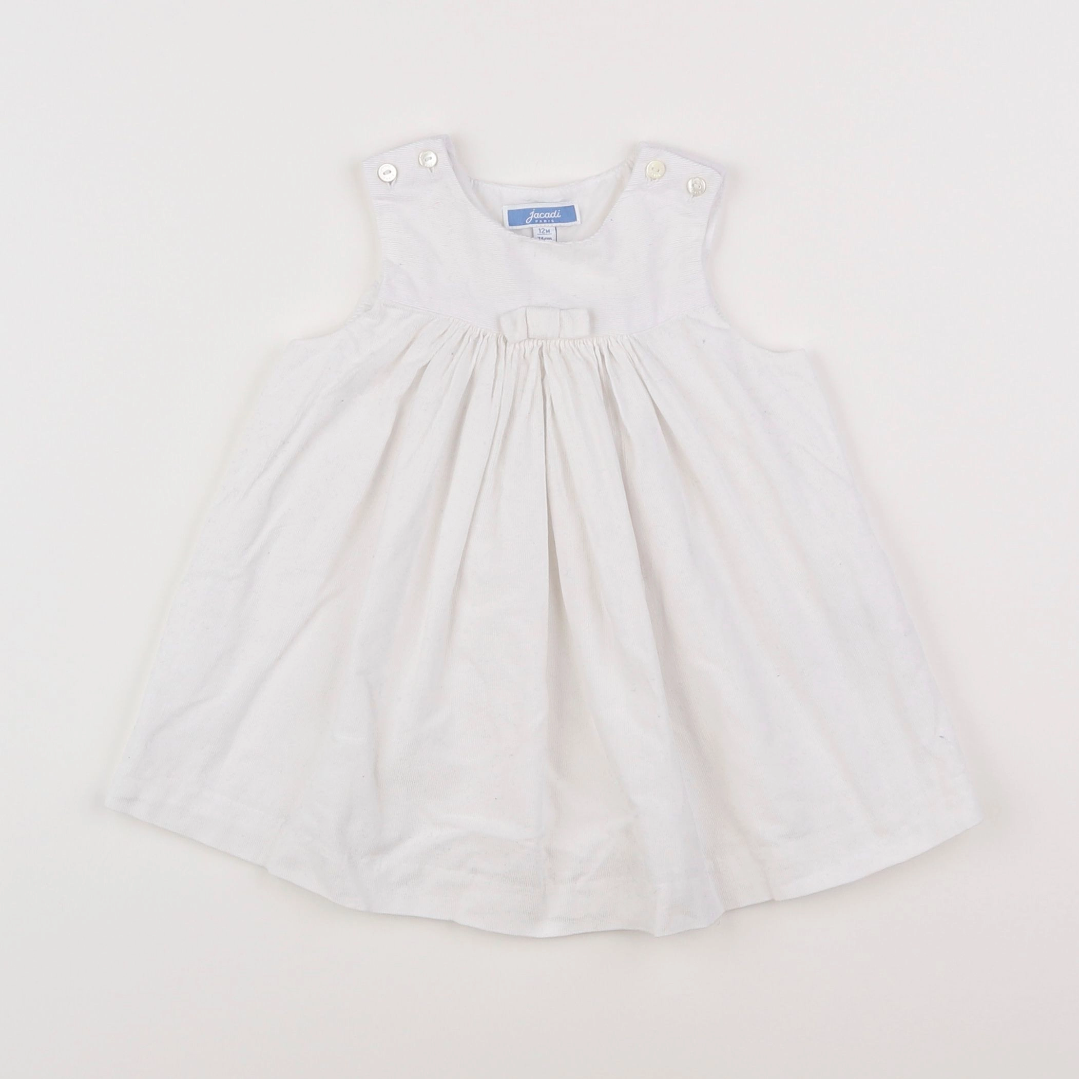 Jacadi - robe blanc - 12 mois