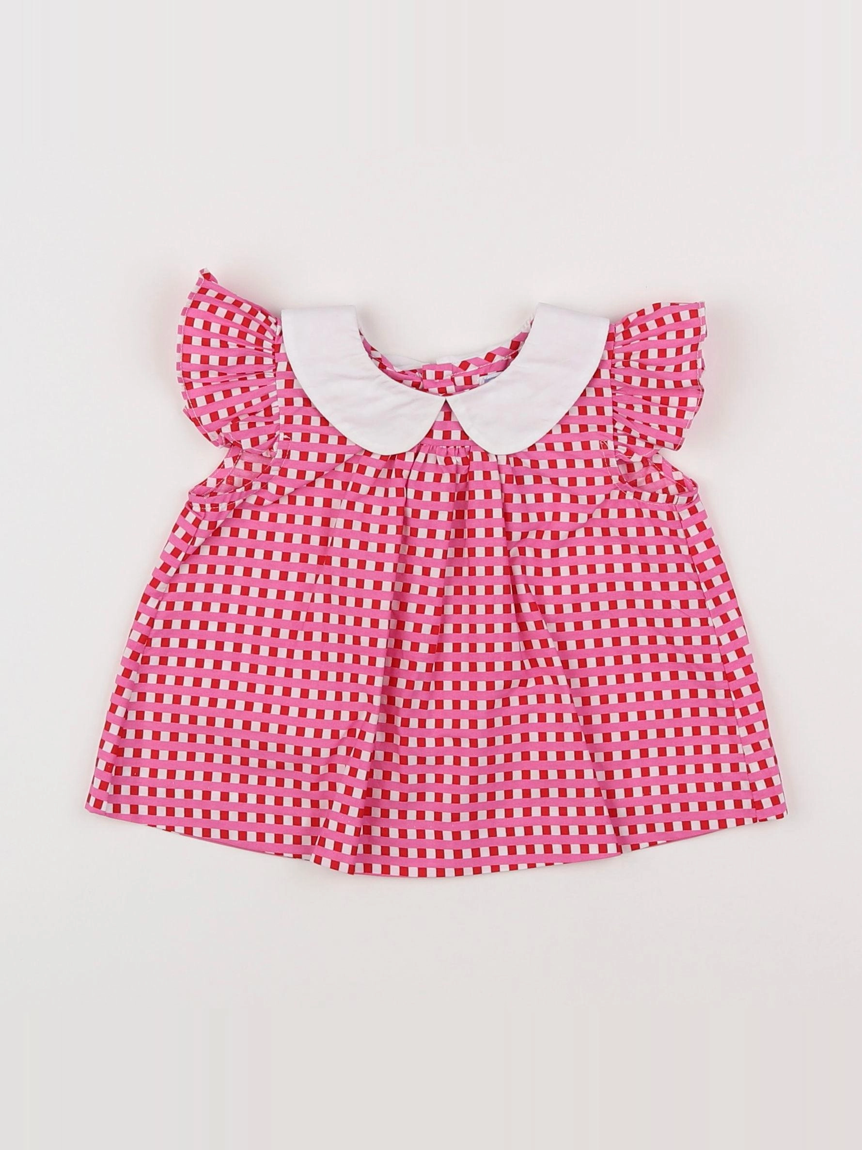 Jacadi - blouse rose - 6 mois