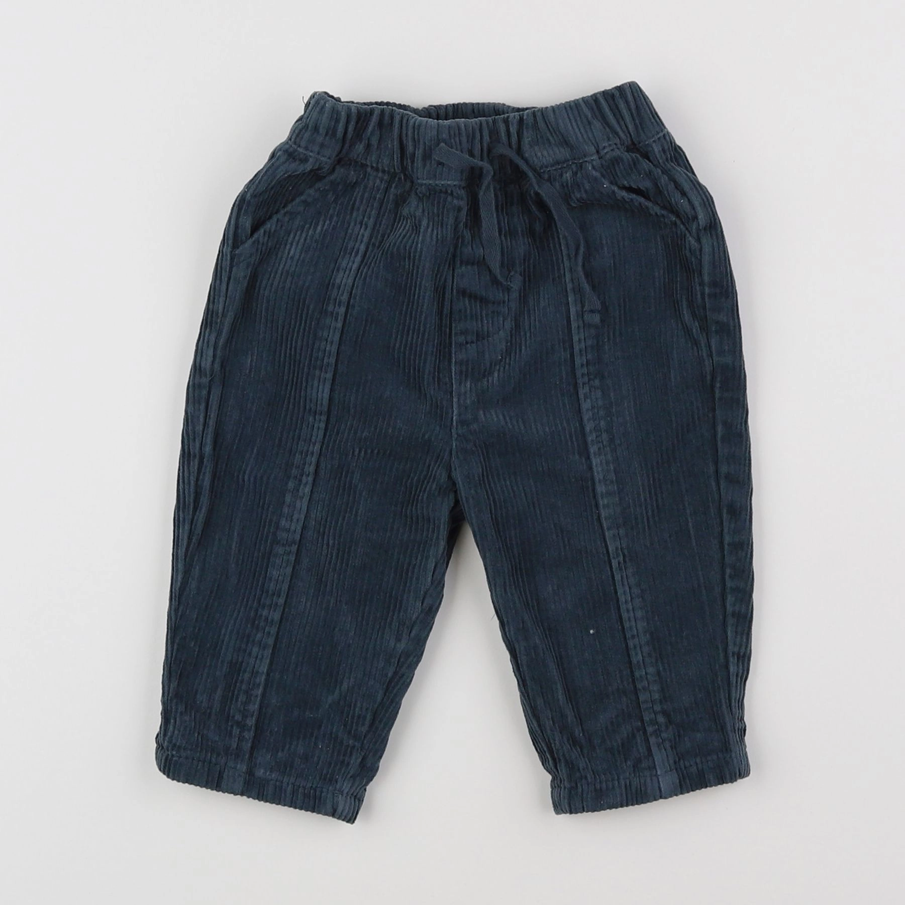 Vertbaudet - pantalon vert - 6 mois