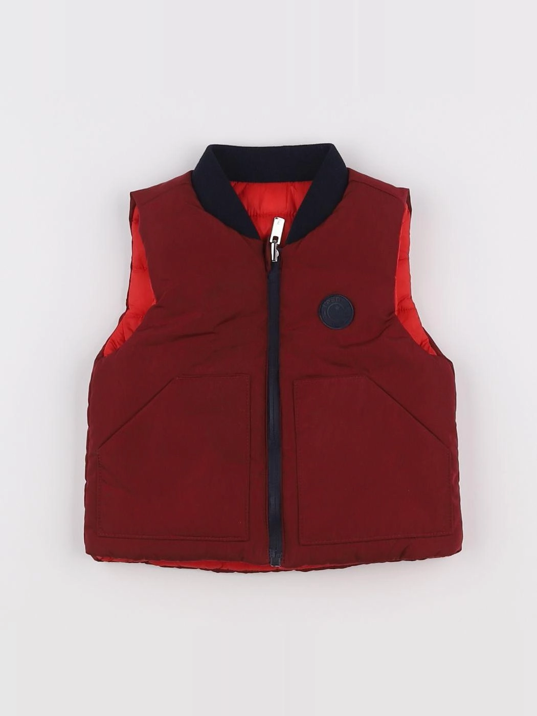Jacadi - doudoune rose, rouge - 6 mois