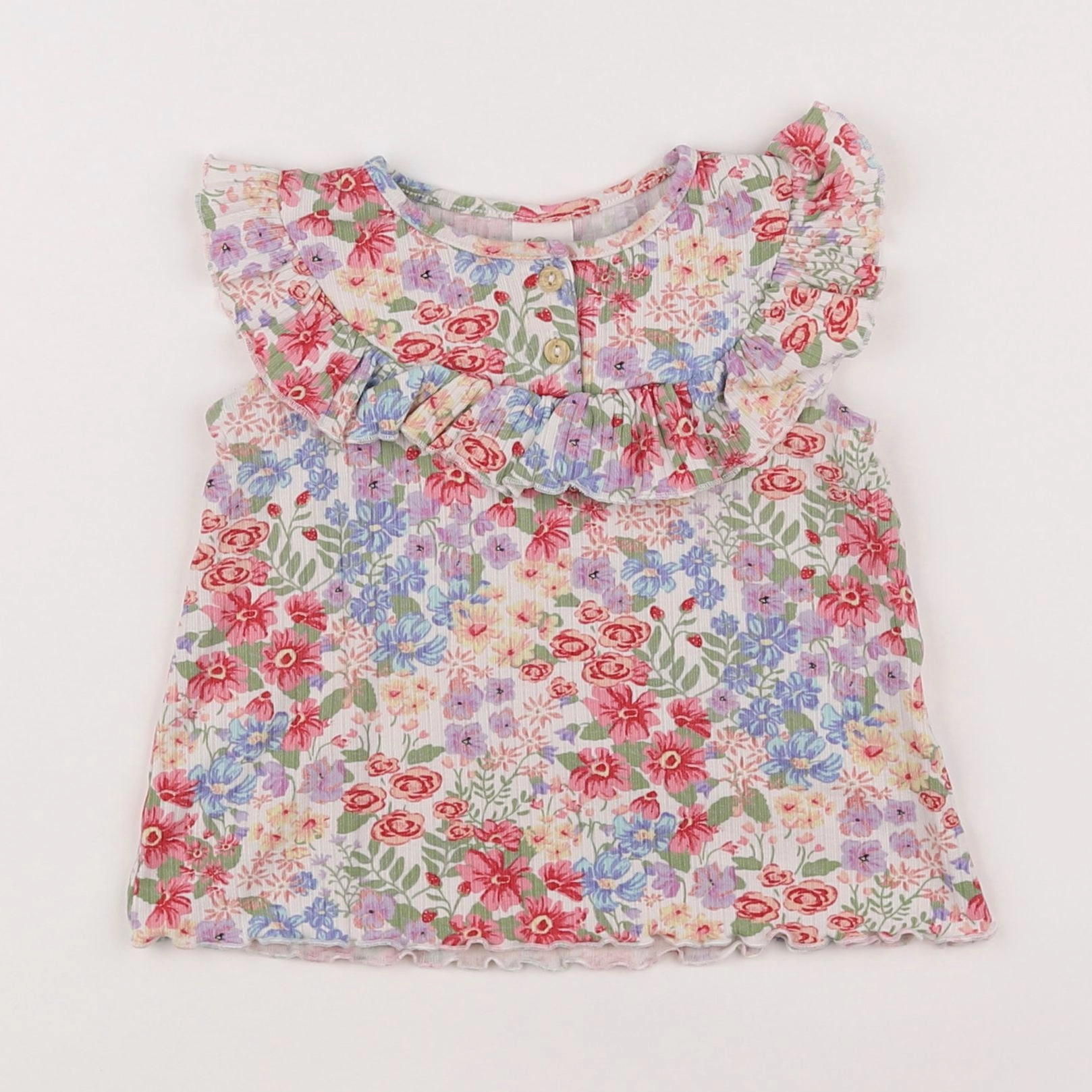H&M - tee-shirt multicolore - 6/9 mois