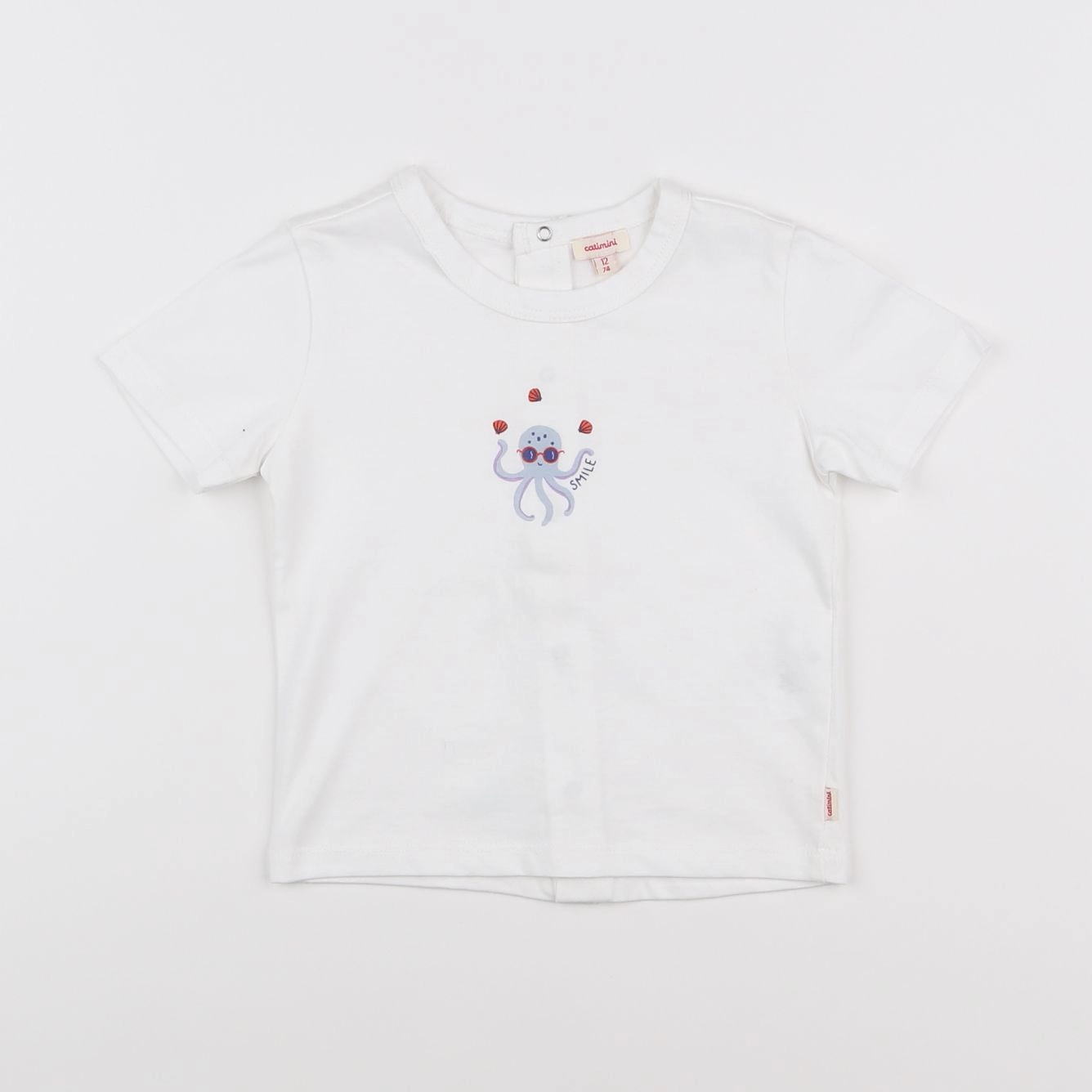 Catimini - tee-shirt blanc - 12 mois