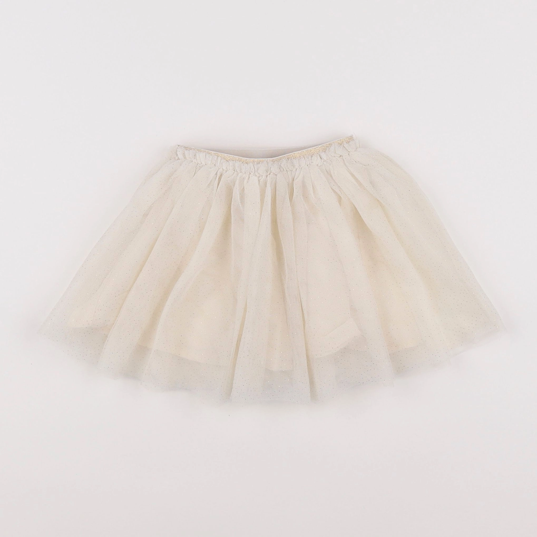 Tape à l'oeil - jupe beige, or - 12 mois