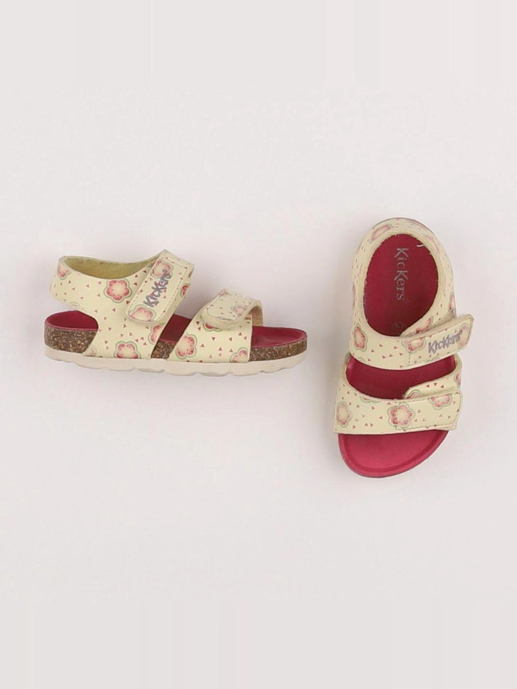 Kickers - sandales jaune, rose - pointure 19