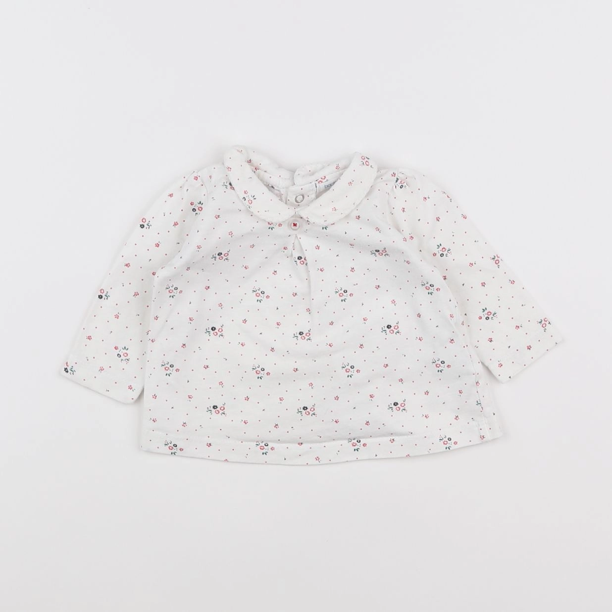 Boutchou - tee-shirt blanc - 3 mois